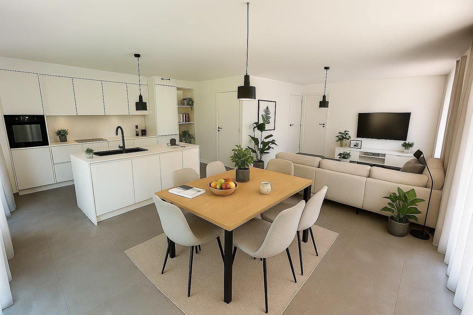 Ruim 2-slpk appartement met 15m2 zuidgericht terras met volle privacy foto 7