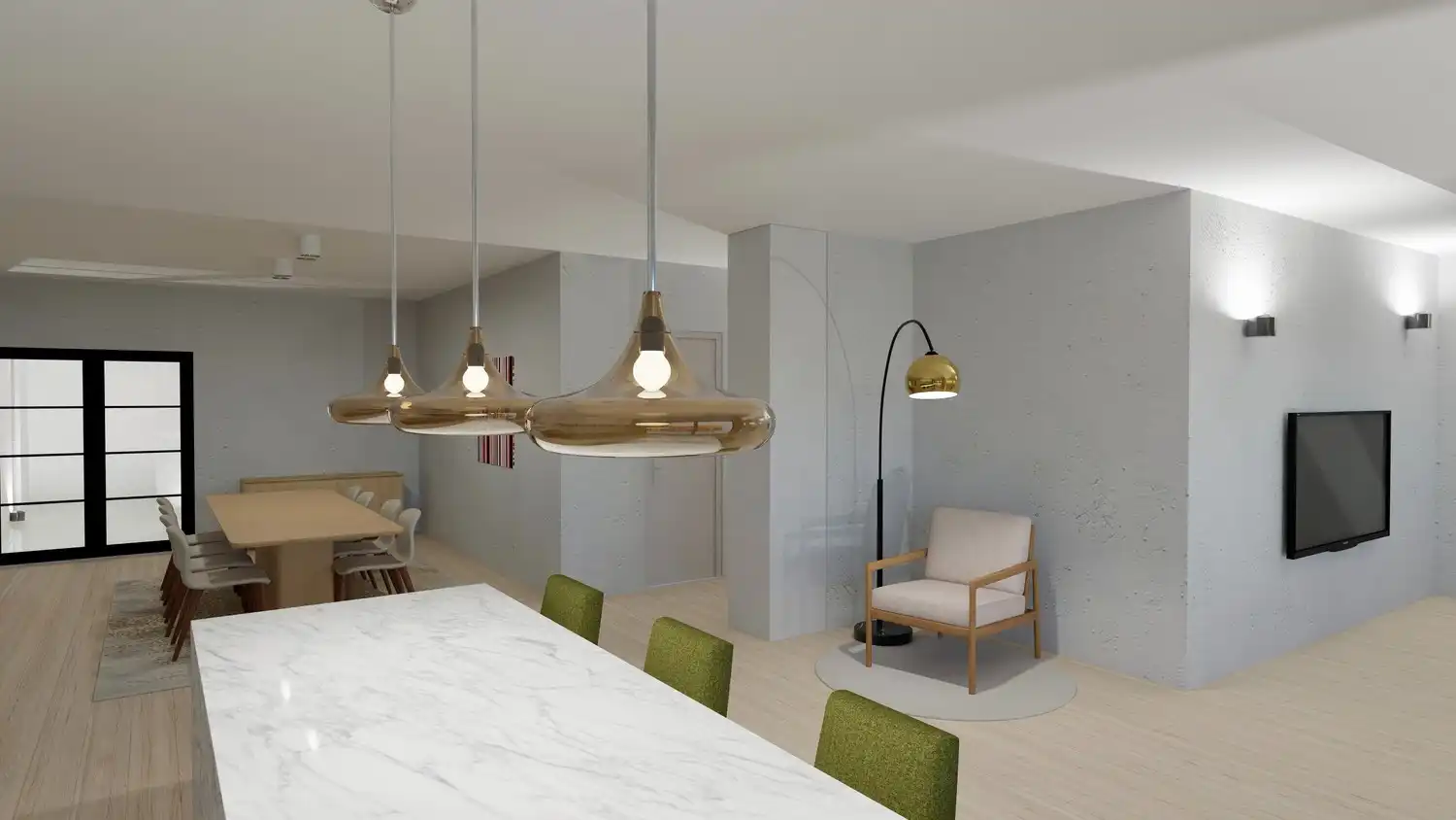 Compleet gerenoveerd appartement van 206 m² met 3 slaapkamers en 2 badkamers, gelegen aan de stadsrand van Hasselt foto 6