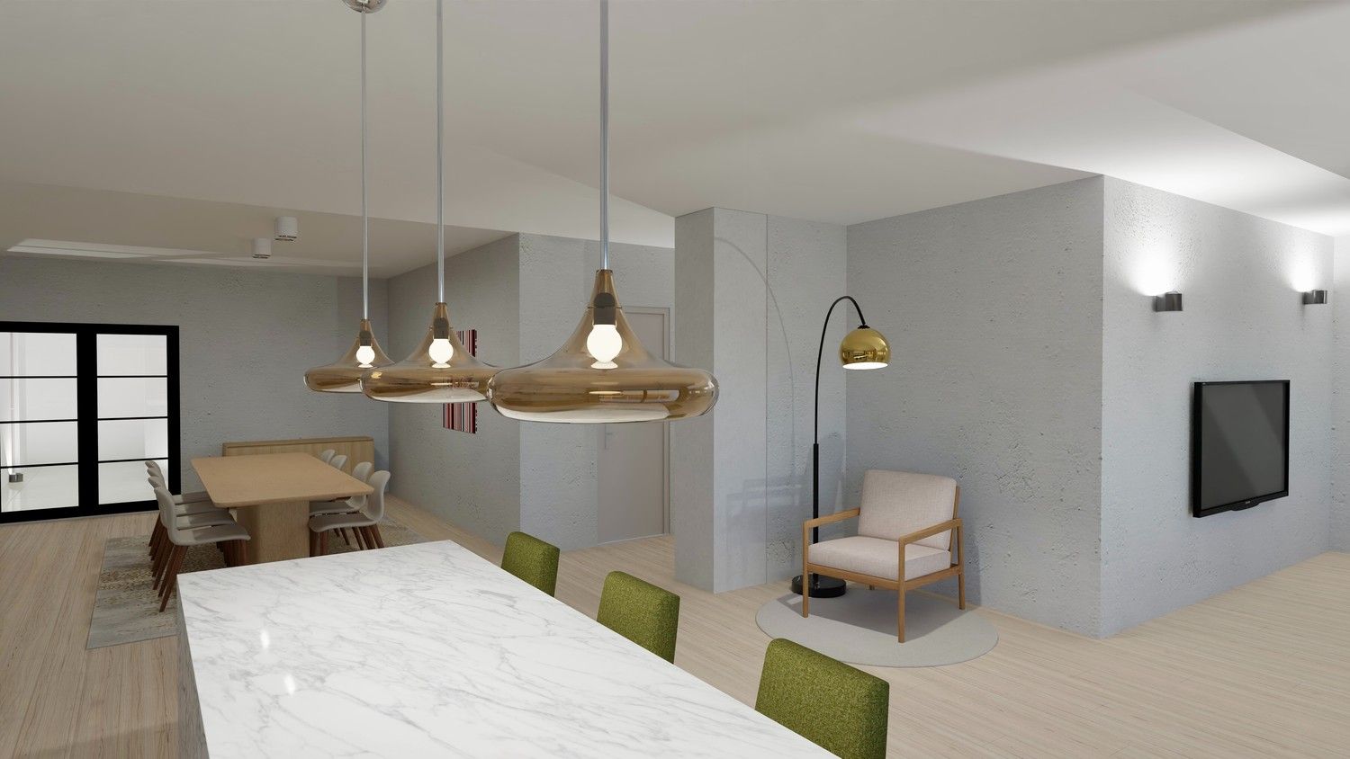 Compleet gerenoveerd appartement van 206 m² met 3 slaapkamers en 2 badkamers, gelegen aan de stadsrand van Hasselt foto 6