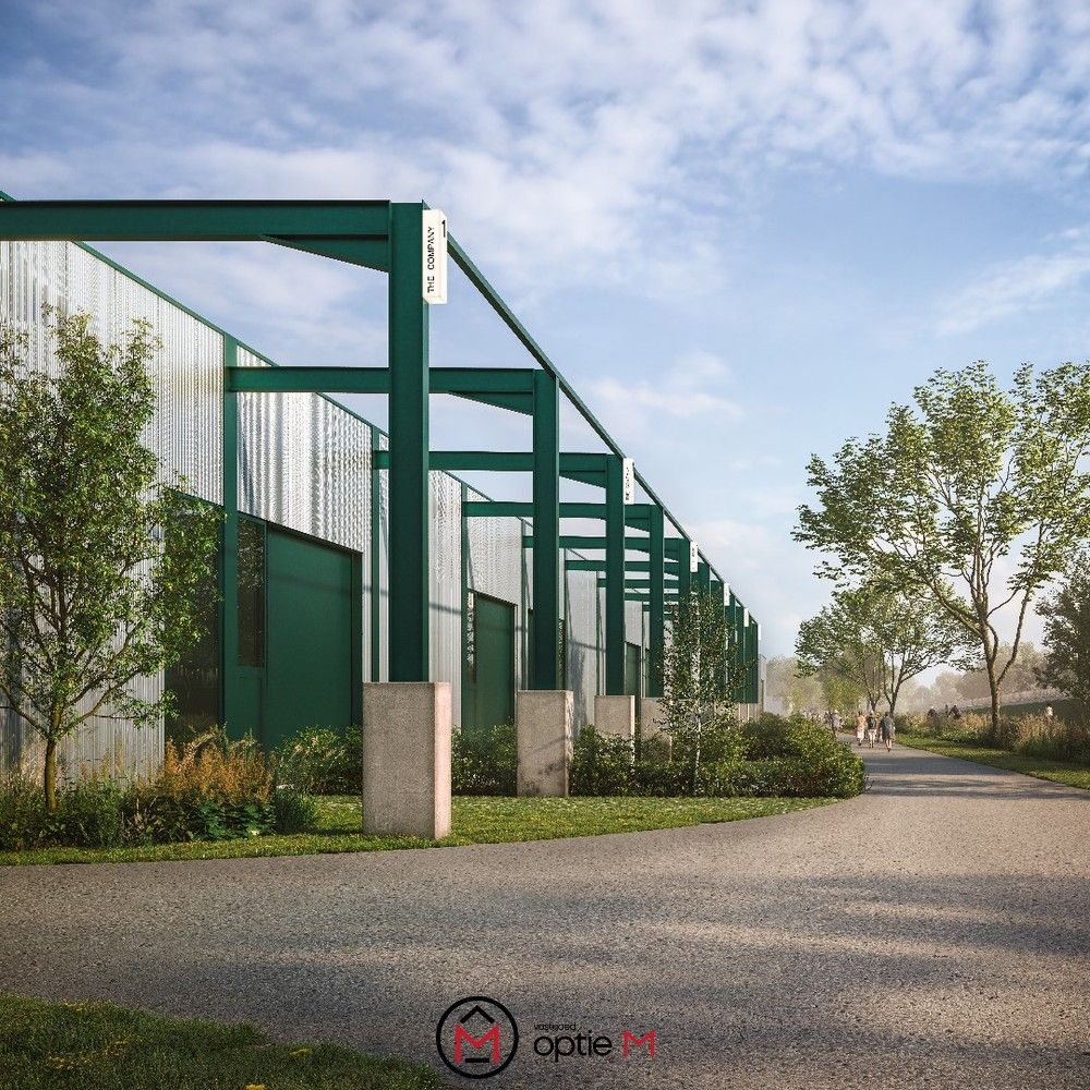 Nieuwbouw KMO-unit 23, The Sheds, RE|CORE-site Hasselt foto {{pictureIndex}}