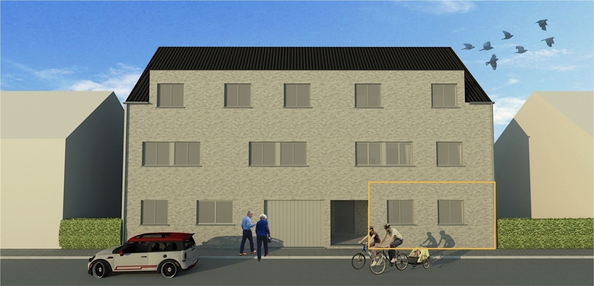 Casco gelijkvloers appartement met tuin en autostaanplaats. foto 25