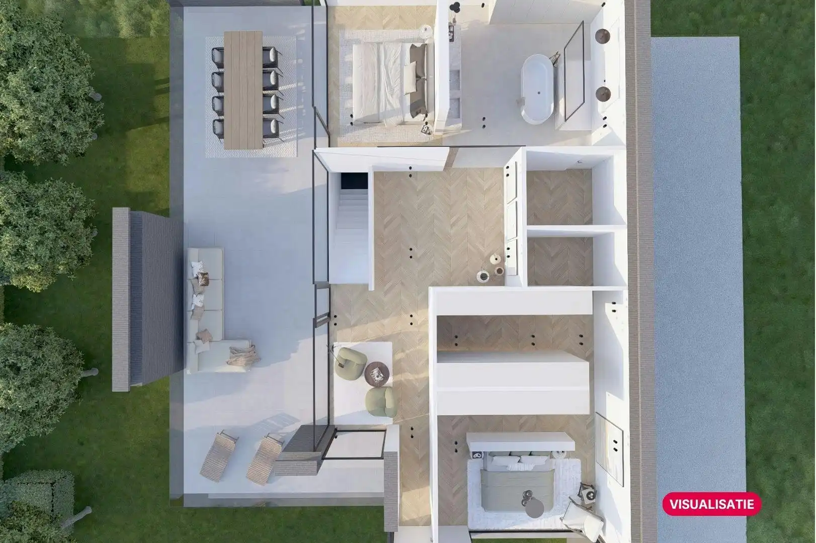 Exclusieve villa op prachtig perceel grond te koop te Leffinge! foto 27