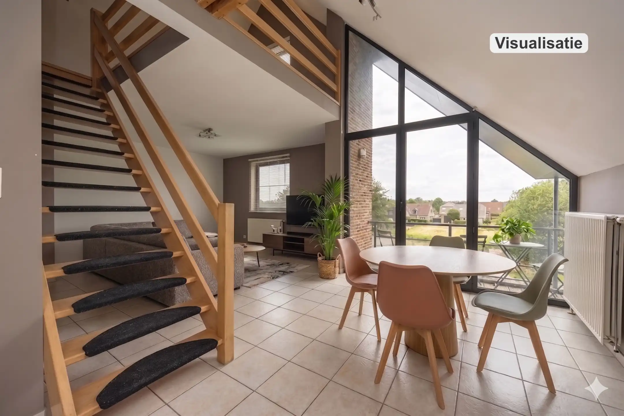 Dakapp met 3 slpks, terras en garagebox te centrum Vosselaar foto 3