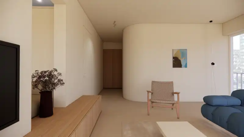 Te renoveren hoekappartement met groot terras – Residentie Twenty One, Oostduinkerke foto 12