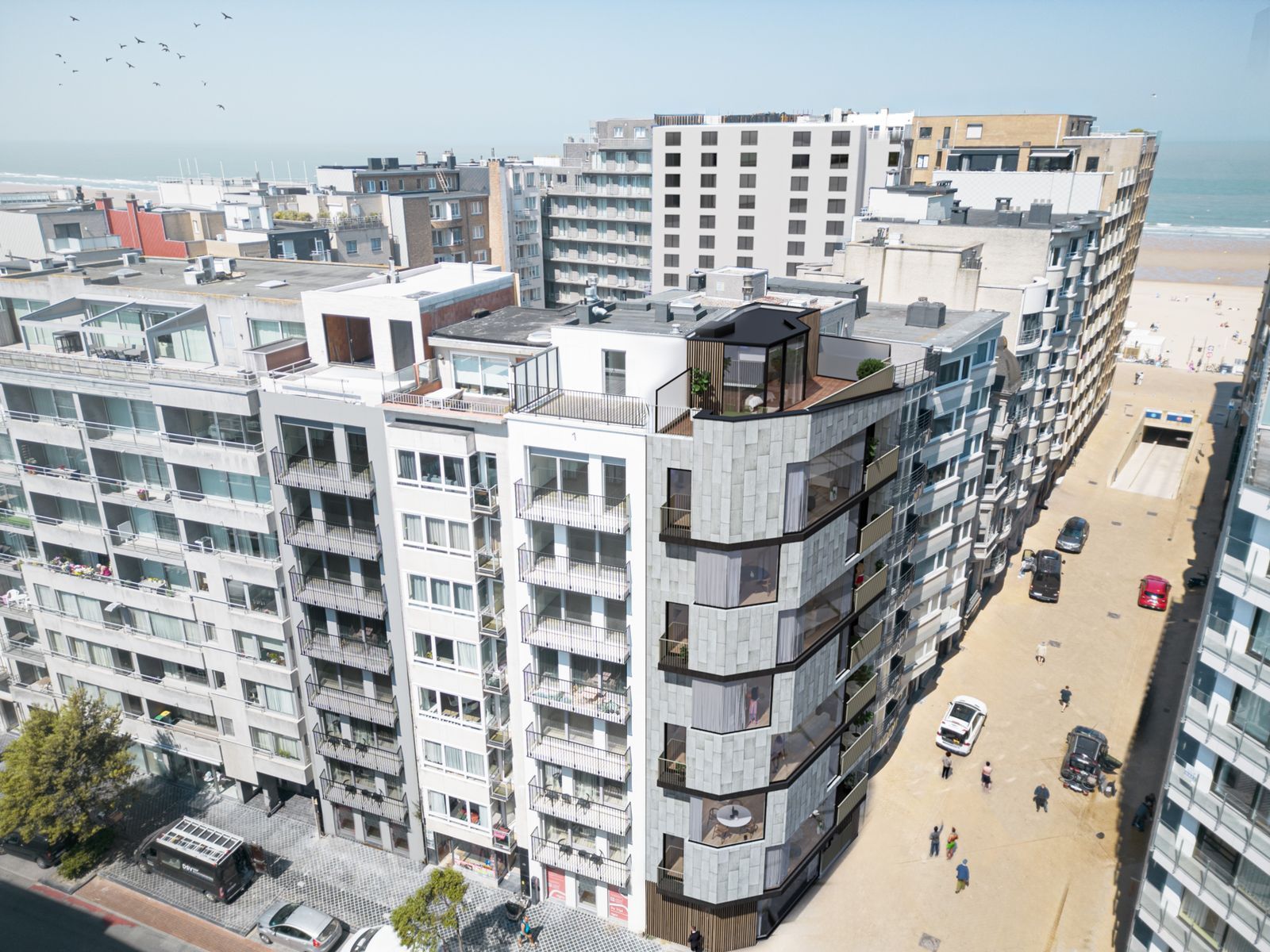 Gelijkvloers nieuwbouwappartement te centrum Oostende, op amper 30 meter van de zeedijk! foto 3
