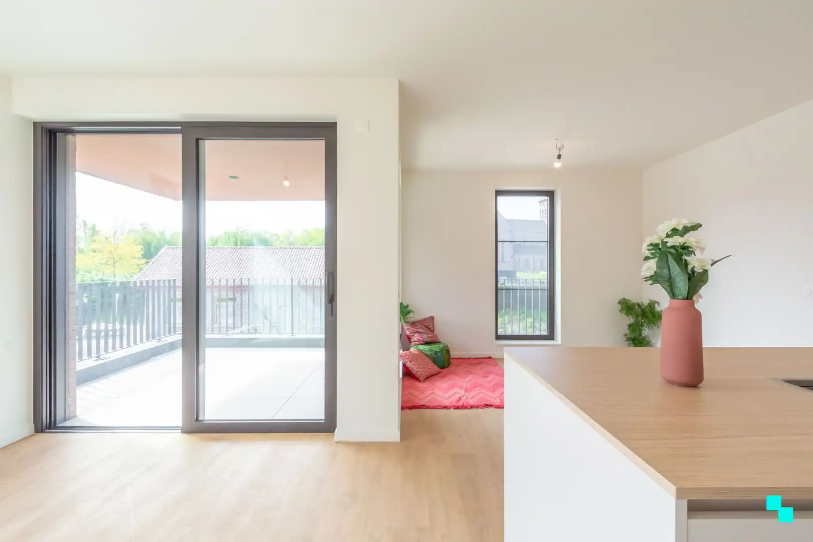 Nieuwbouwappartement gelegen in het hart van Merelbeke foto 5