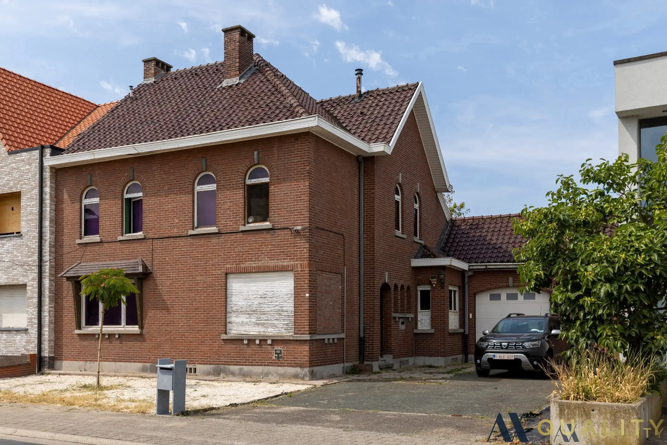 Te renoveren gesloten bebouwing met garage, ruime tuin en groenzicht in Oppuurs foto 21