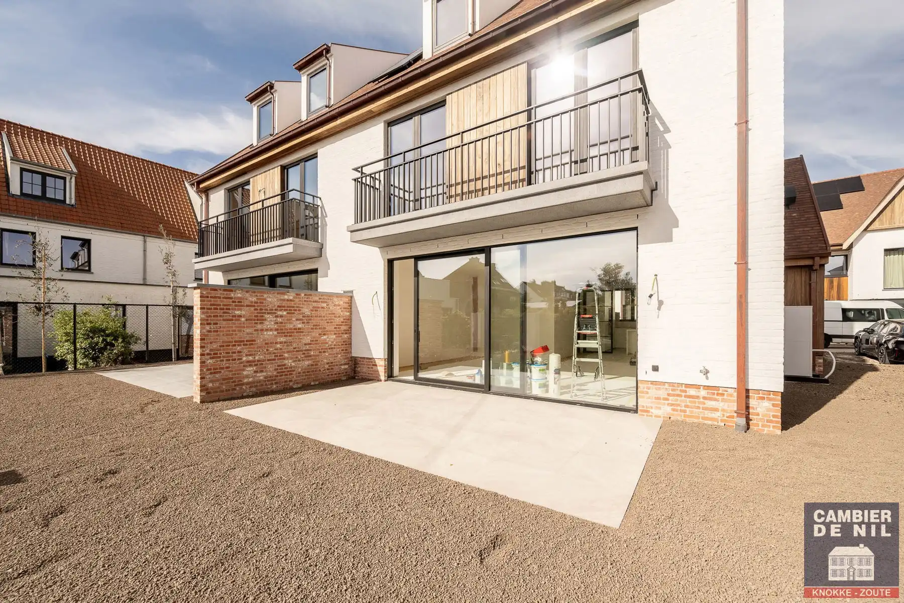 Nieuwbouw - ongemeubelde koppelvilla in rustige,  residentiële wijk te Knokke-Heist  foto 33