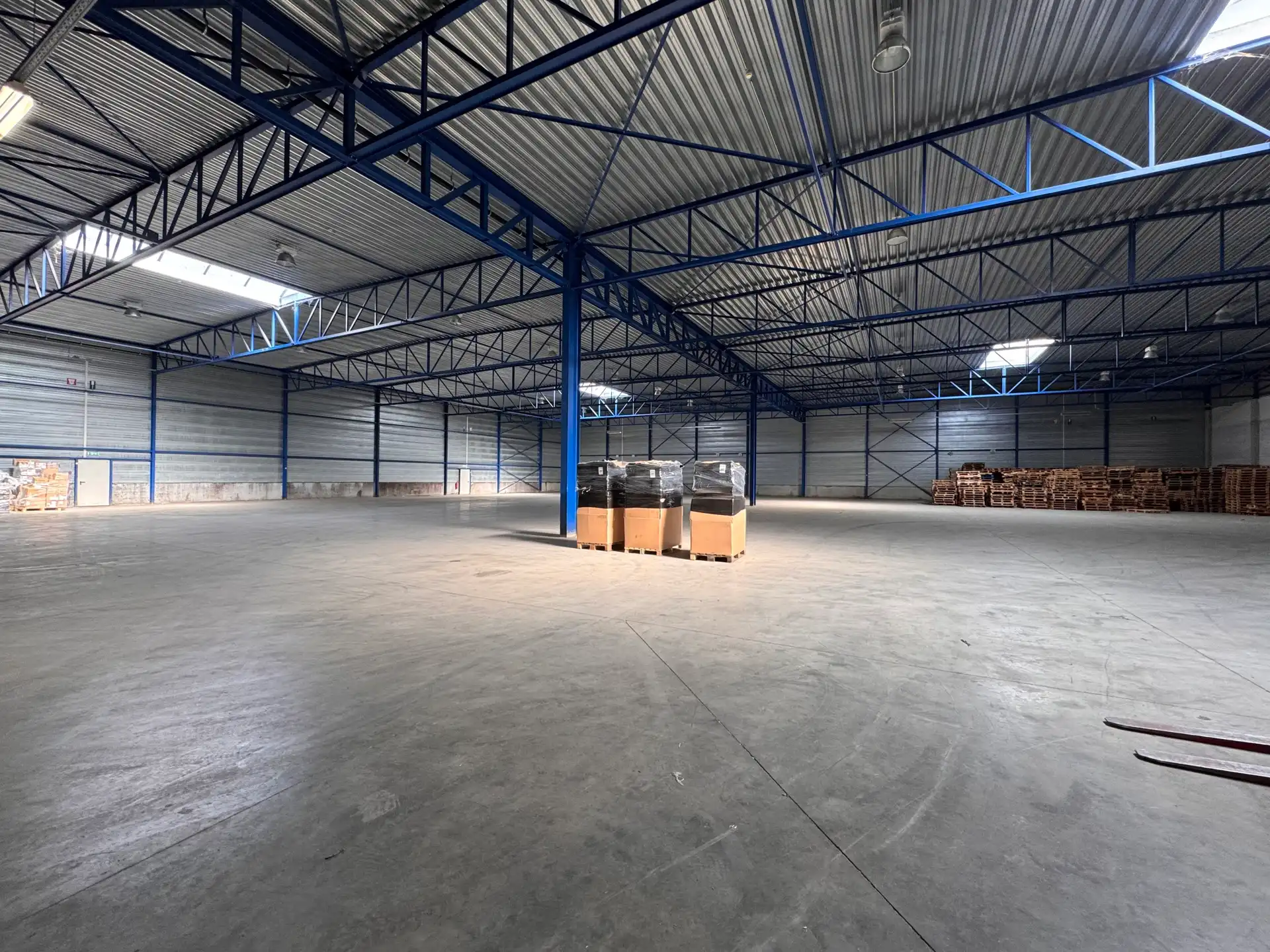 Magazijn (± 2.600 m²) met kantoor en laadkades te huur foto 5