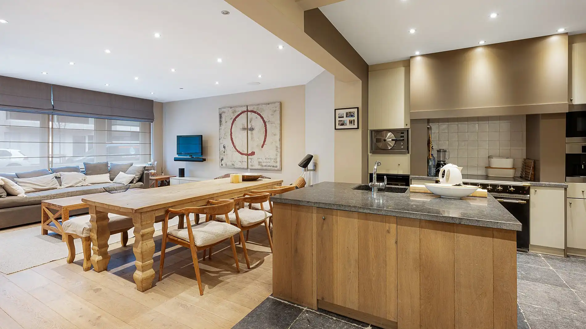 Ruim appartement met 3 slpks. en riant terras vlak bij het strand foto 5