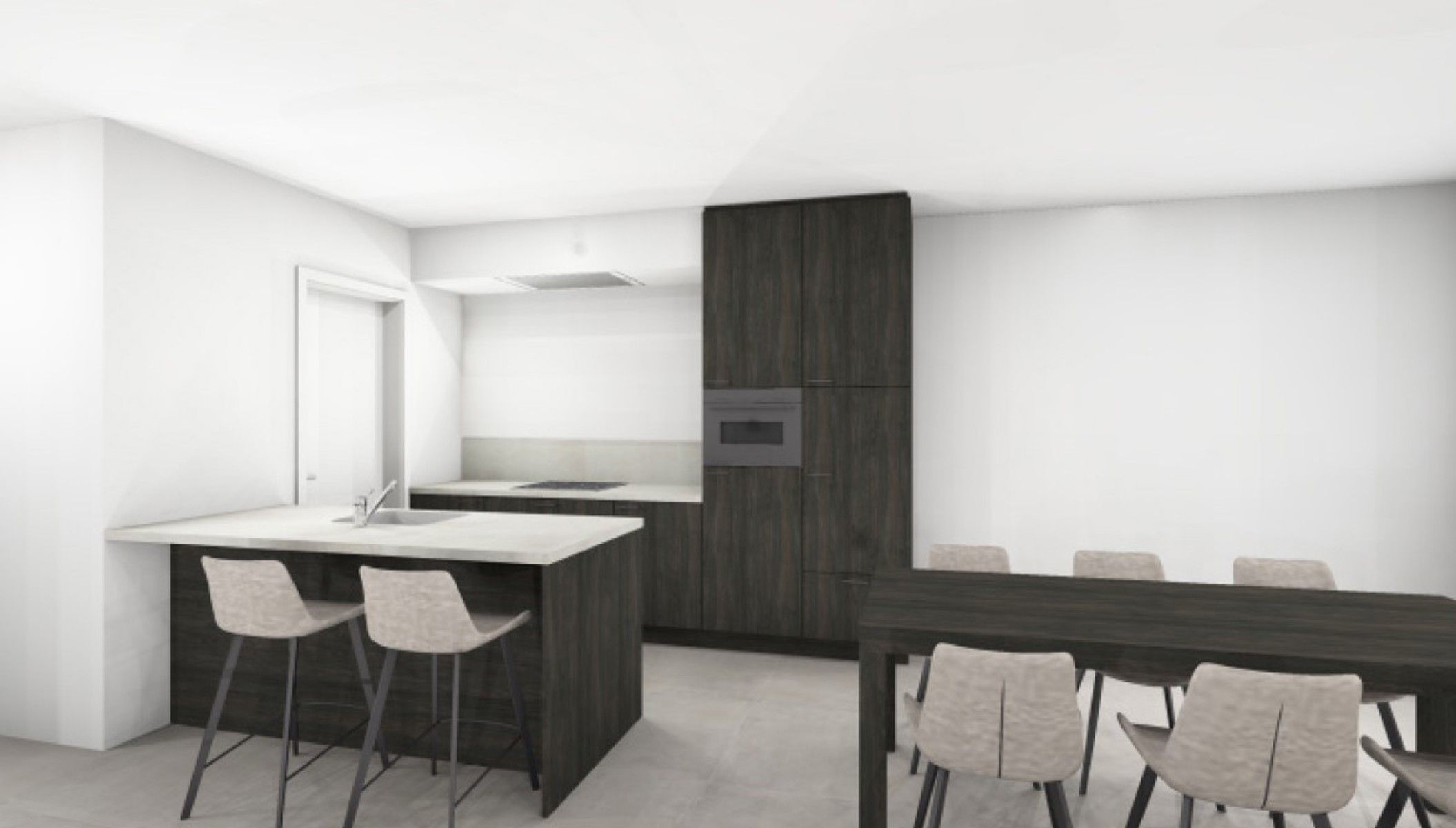 Woning met 3 slaapkamers en fietsenberging/carport op perceel van ca 367m² foto 2