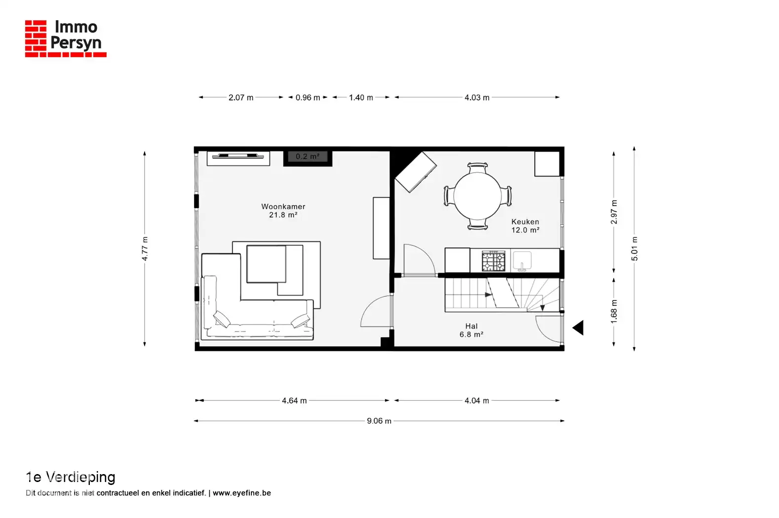 Handelspand + duplex-appartement in hartje Scherpenheuvel foto 21