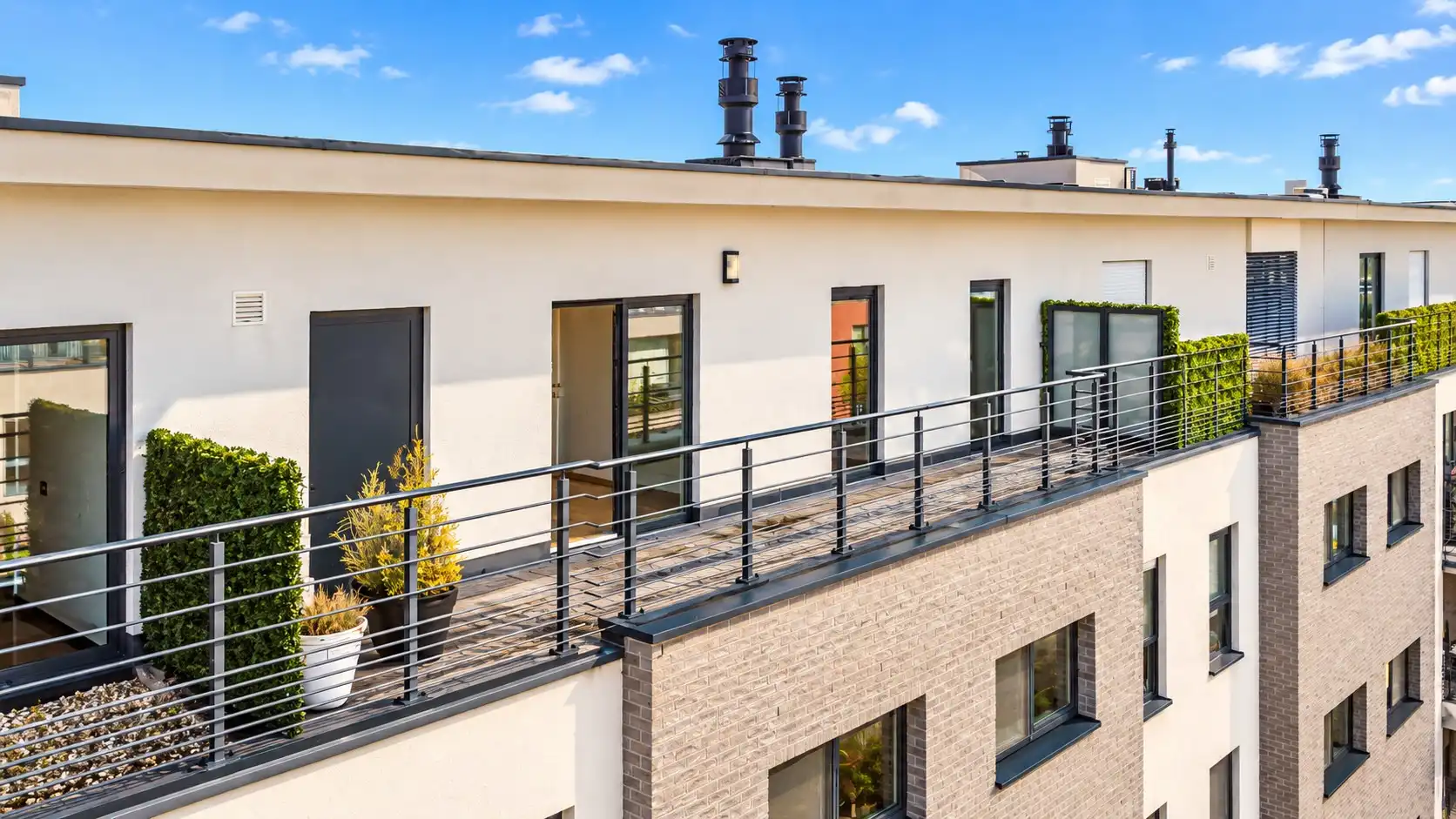 LICHTRIJKE PENTHOUSE MET 2 PANORAMISCHE TERRASSEN ! foto 14