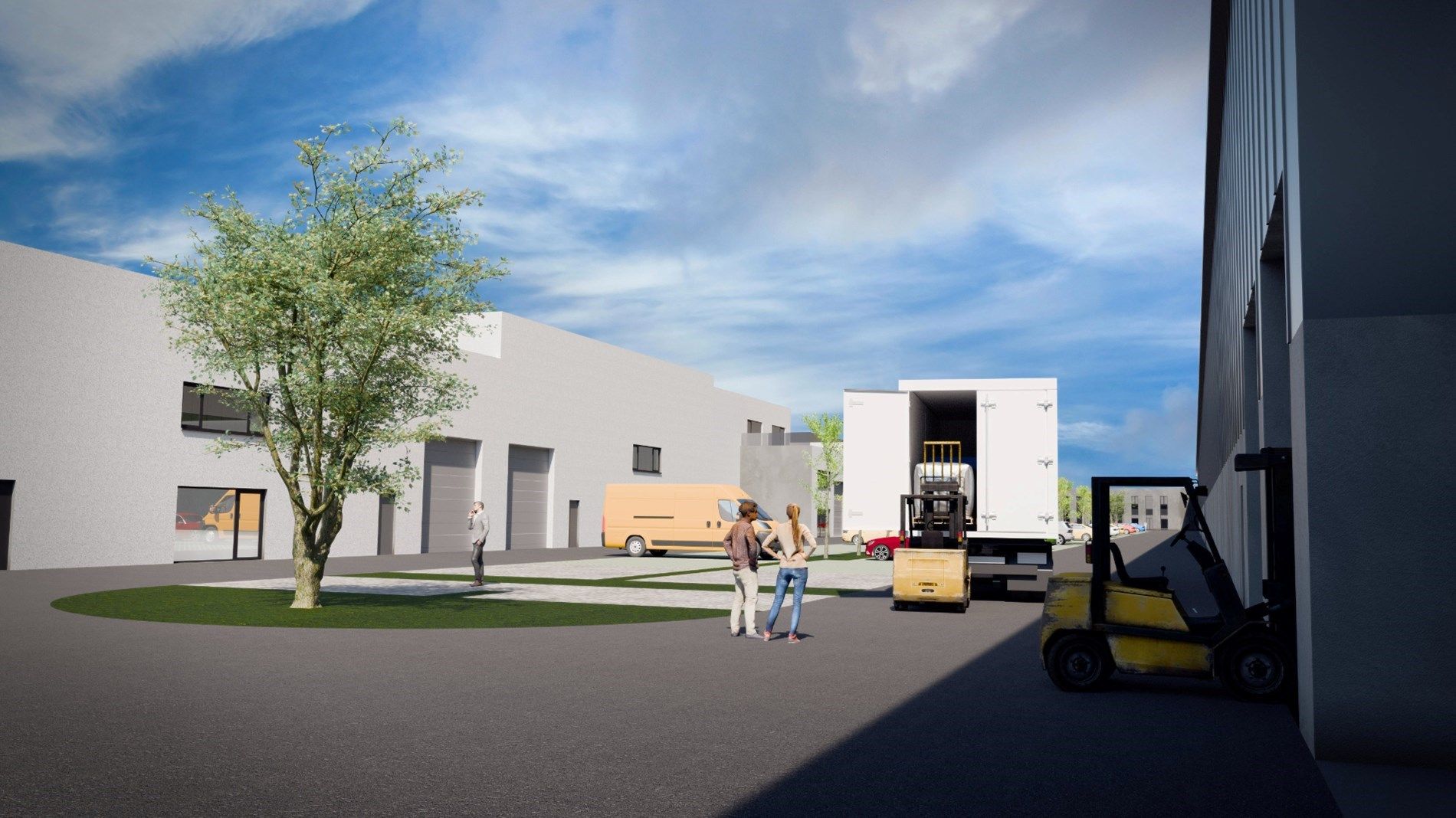 Nieuwbouw loods te koop in Gent foto {{pictureIndex}}