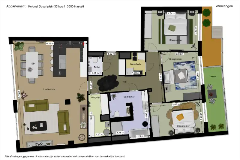 Totaal gerenoveerd gelijkvloers 3 slpk-appartement met gezellig terras op een toplocatie. Garagebox optioneel! foto 16