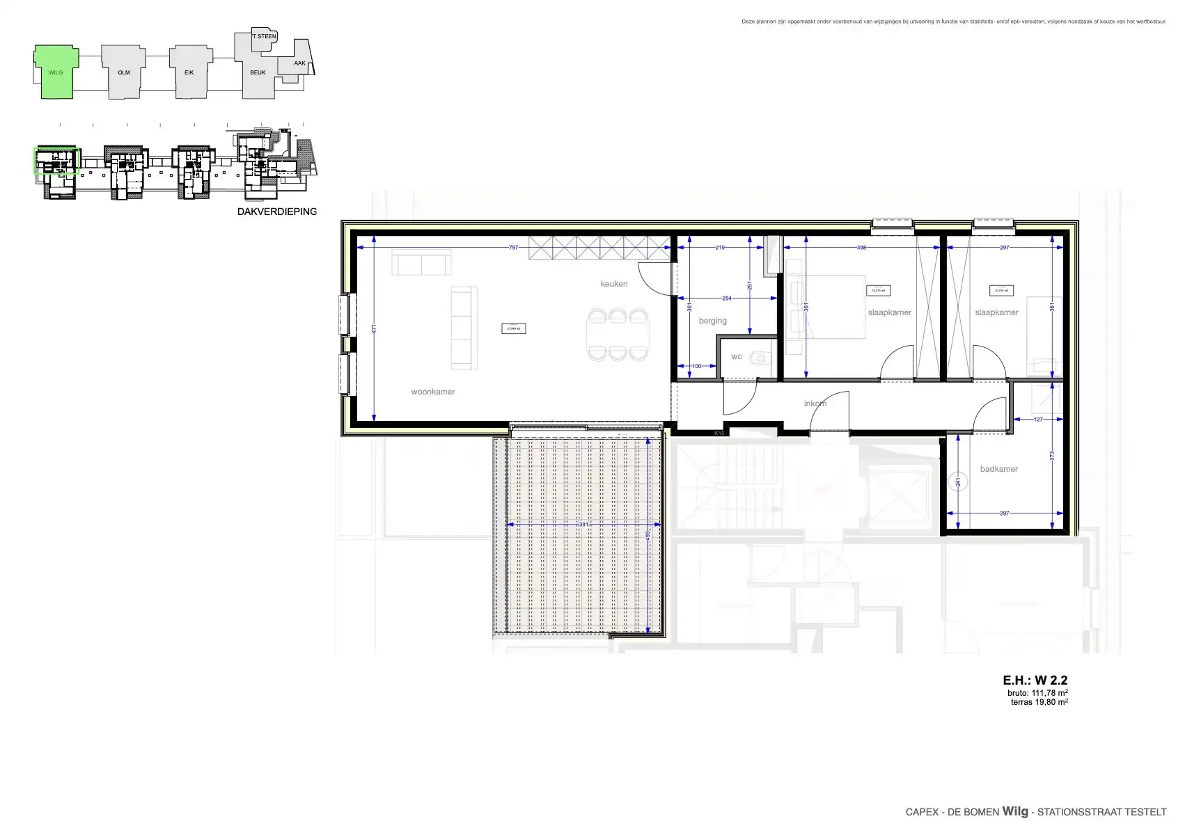 Penthouse 2 slpk met prachtig terras foto 3