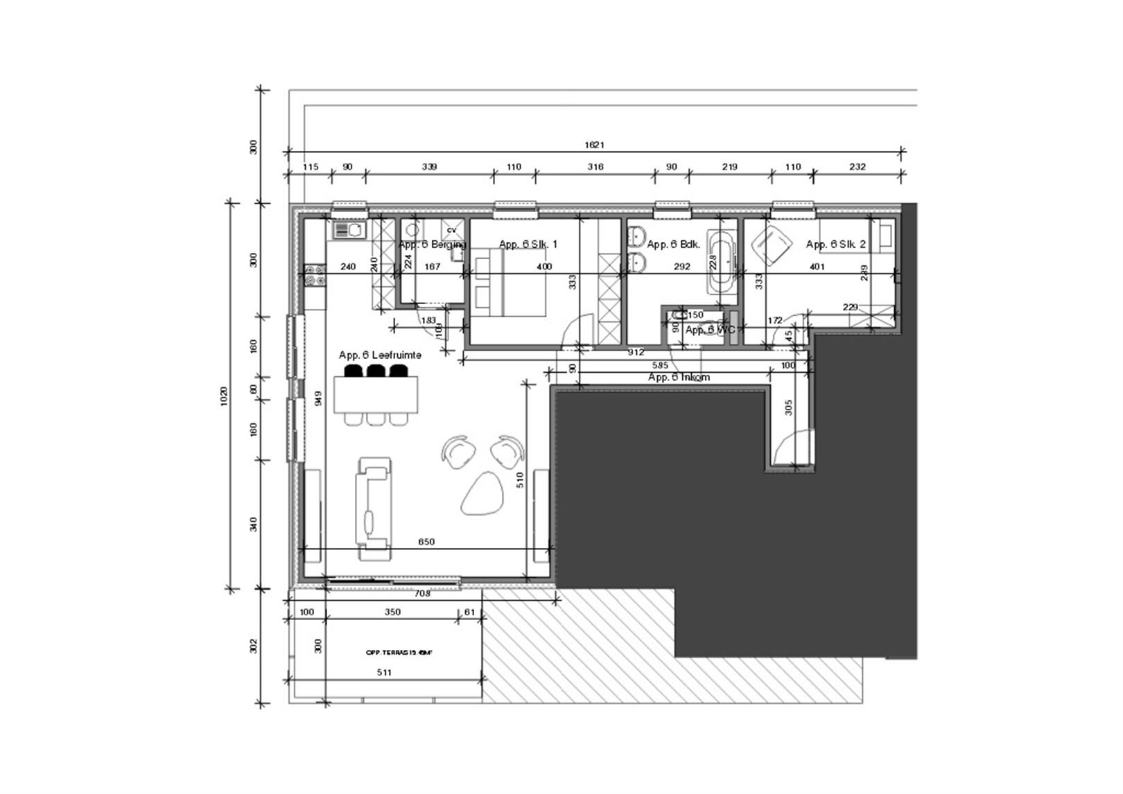 Appmet 2 slpks en grote garage! foto 7