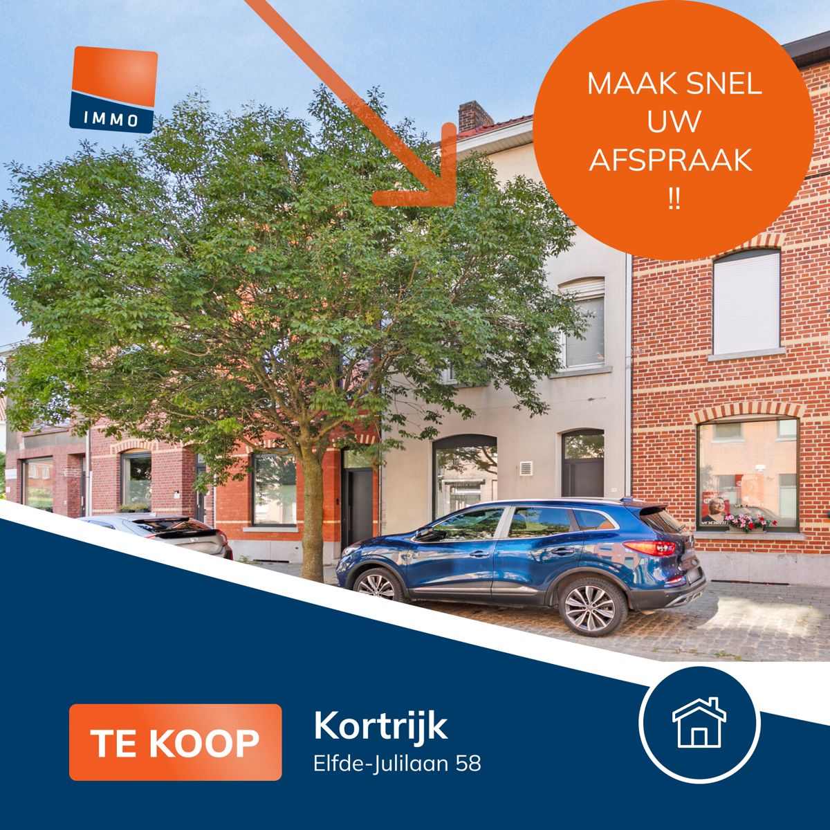 Huis te koop Elfde-julilaan 58 - 8500 Kortrijk