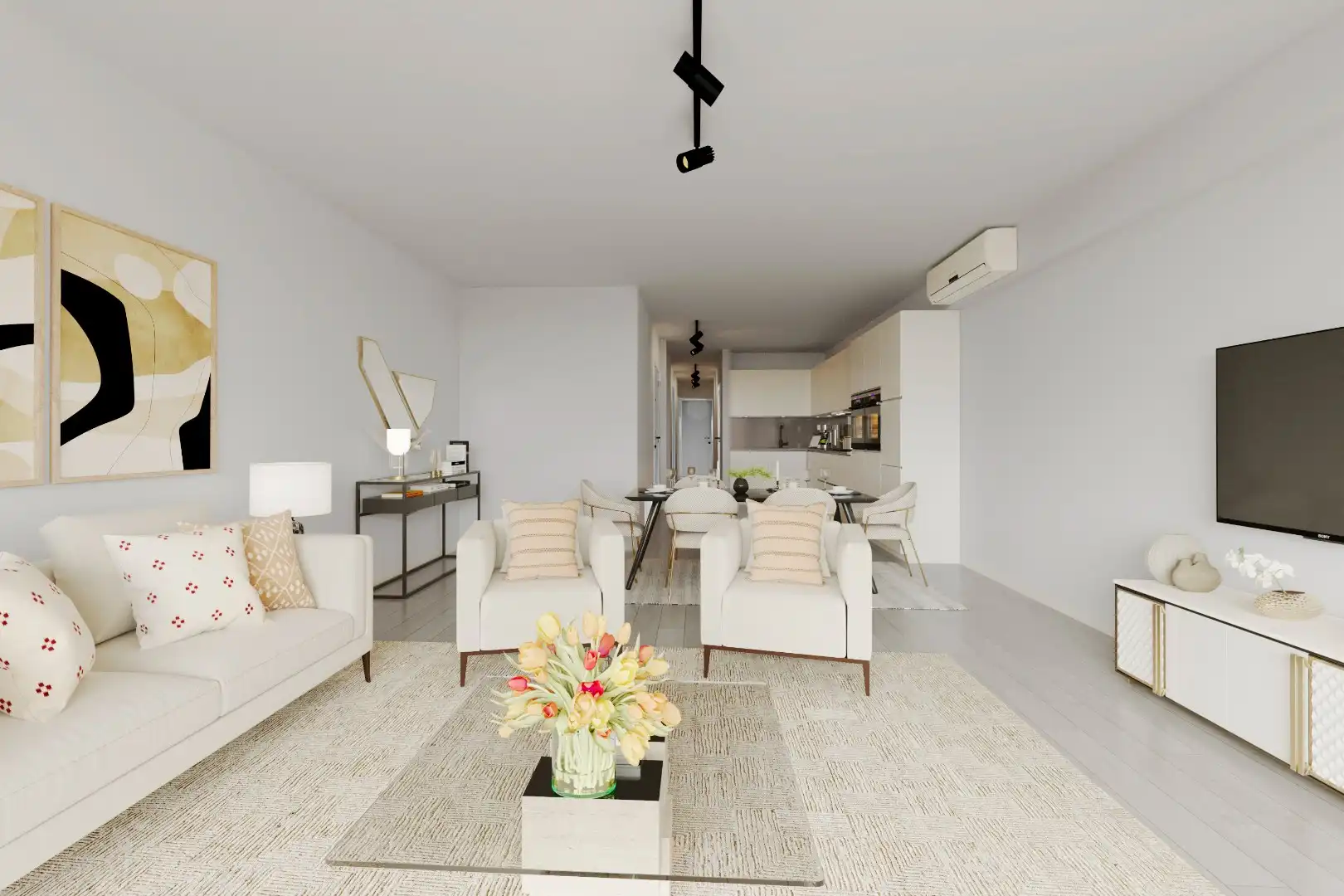 Stijlvol gerenoveerd appartement met 2 terrassen foto 2