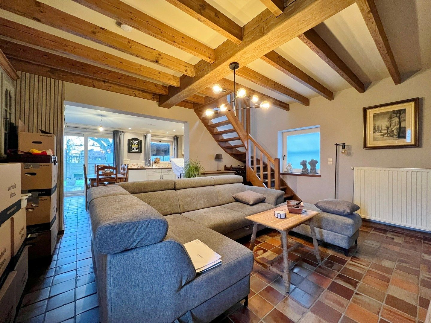 Charmante woning met zonnige tuin, prachtig zicht over de velden en garage  foto 4