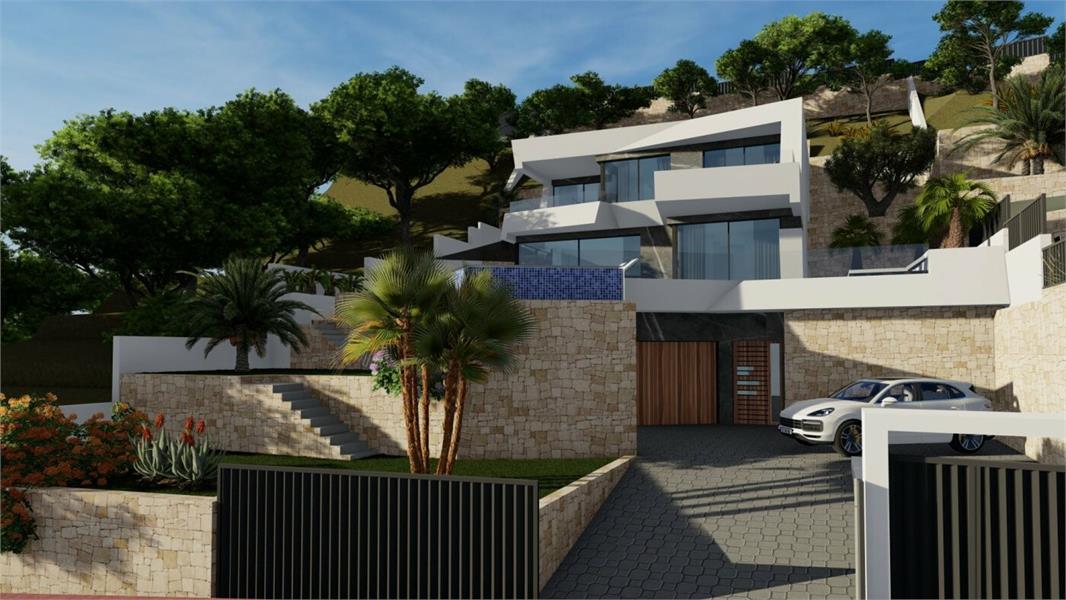 NIEUWBOUW LUXE VILLA MET SPECTACULAIR UITZICHT IN CALPE foto 13