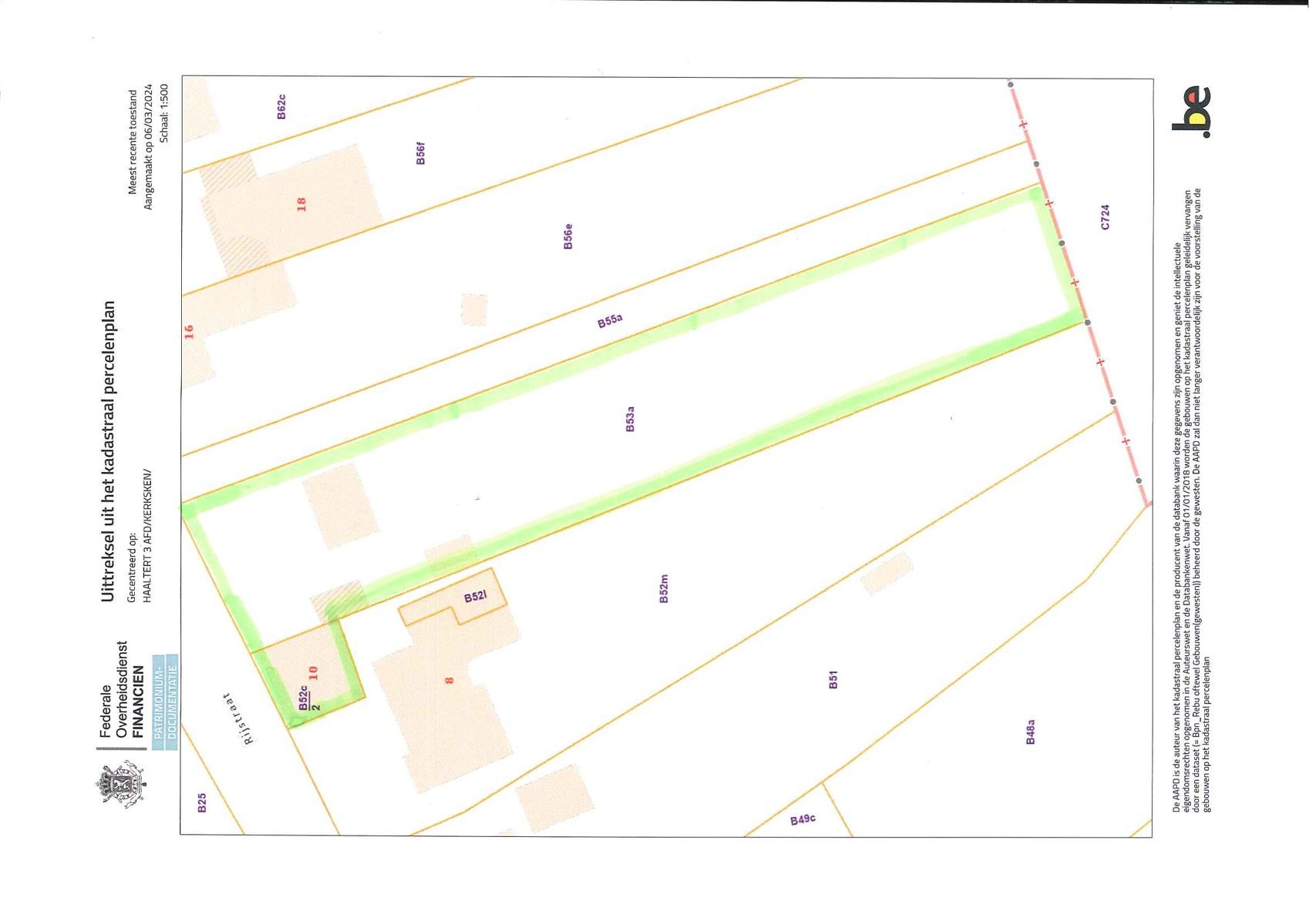 Uniek en zeer landelijk gelegen perceel bouwgrond voor open-bebouwing te Haaltert-Kerksken, Rijstraat foto 14