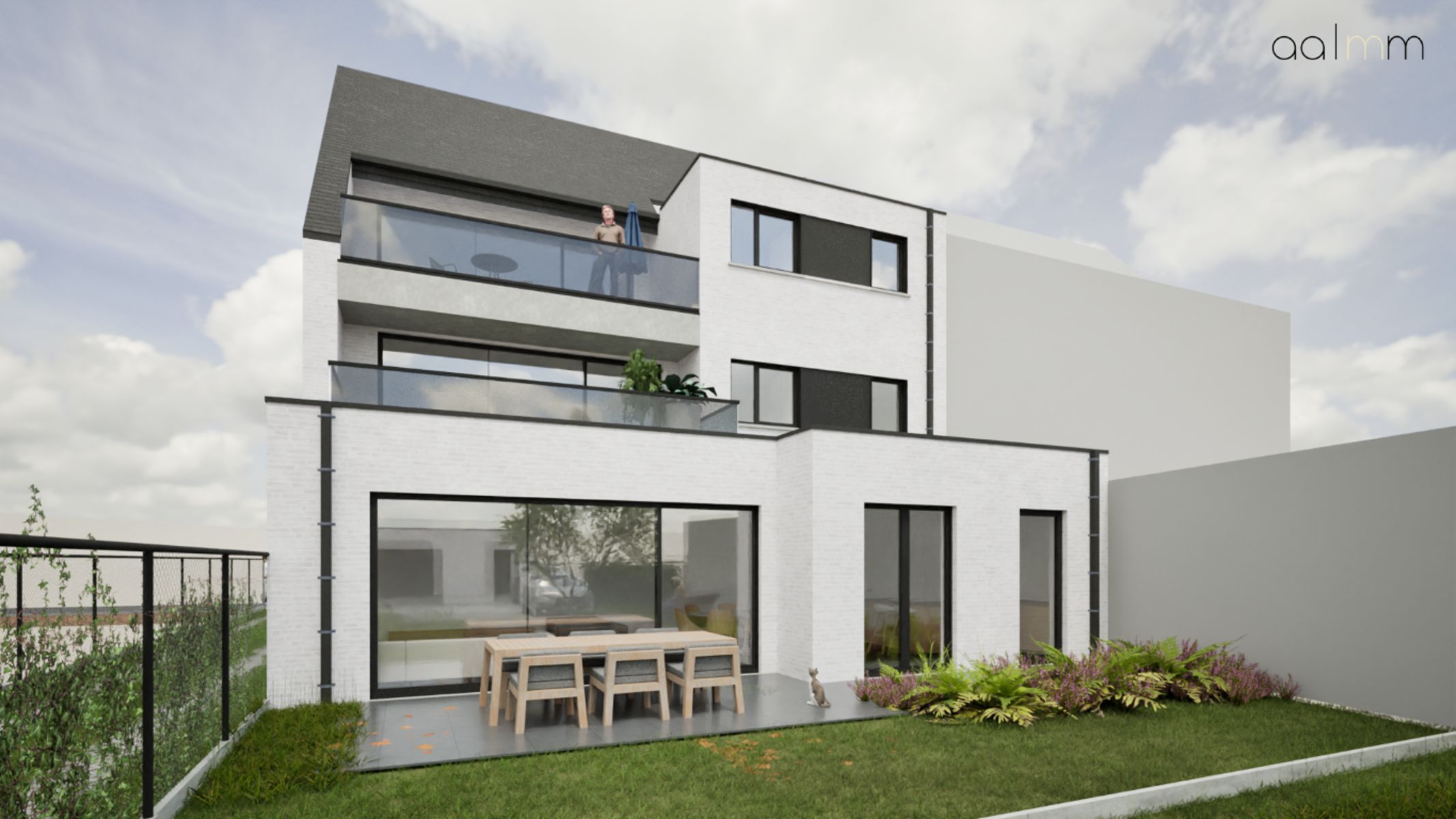 Kleinschalige nieuwbouwresidentie van 3 ruime appartementen foto 4