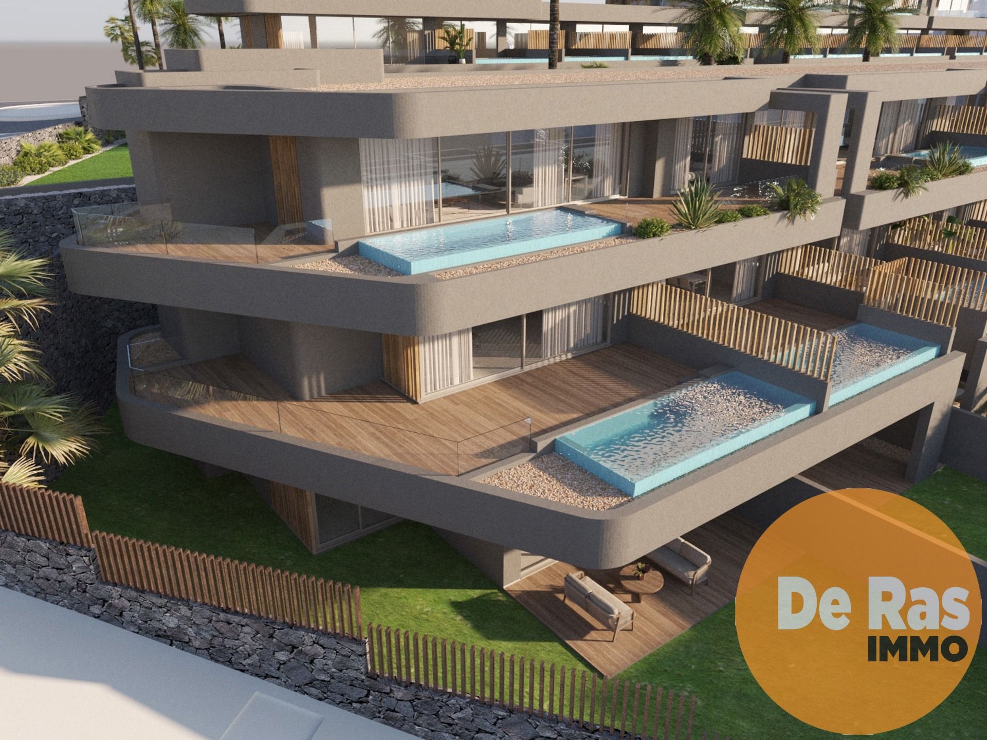 TENERIFE Costa Adeje - Luxe nieuwbouw hoektriplex foto {{pictureIndex}}