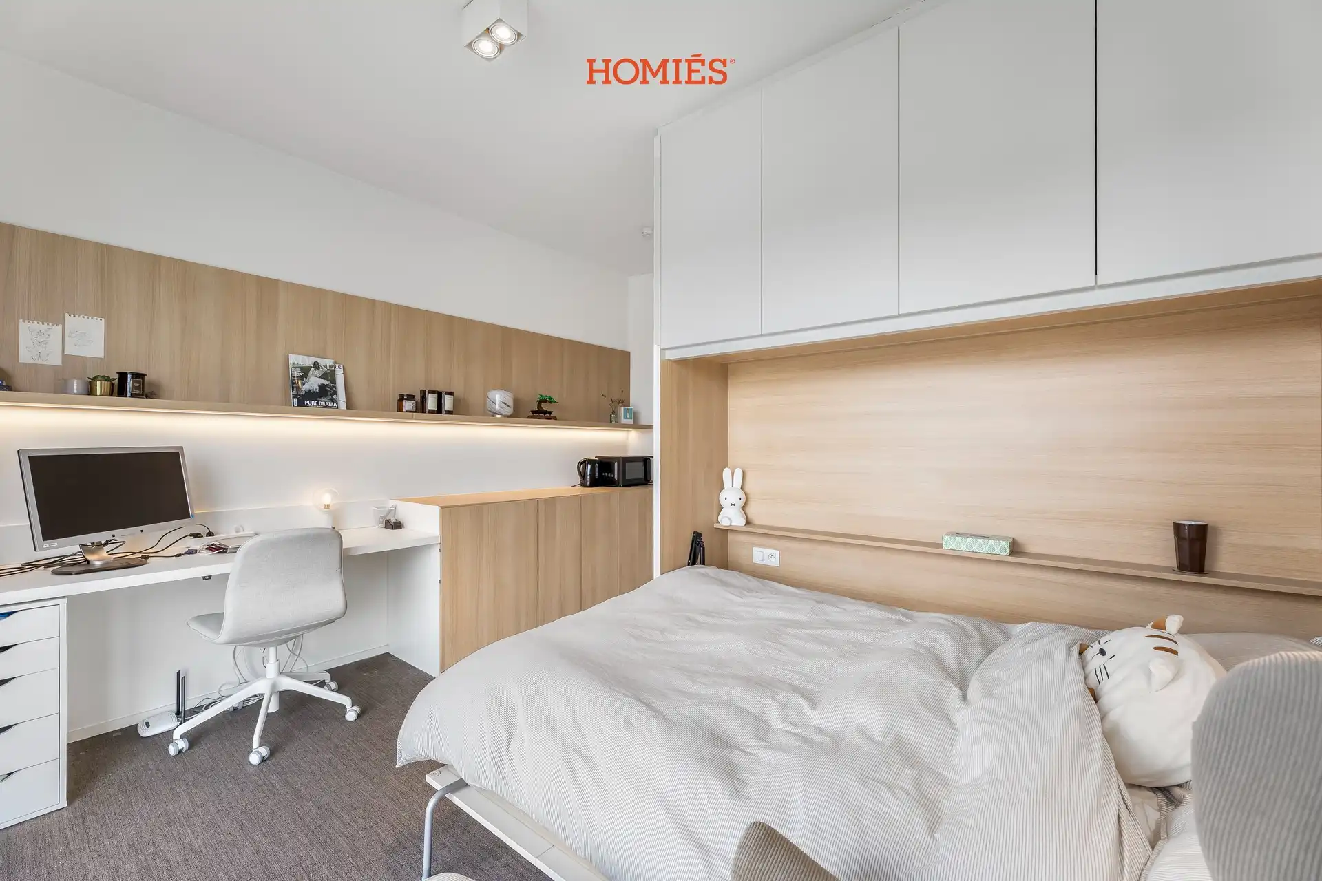 Instapklare studentenkamer met eigen sanitair op topligging foto 6