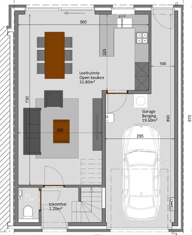 Energiezuinige instapklare woning met garage en tuin, rustig en heel centraal gelegen ( 6% BTW )  foto 8