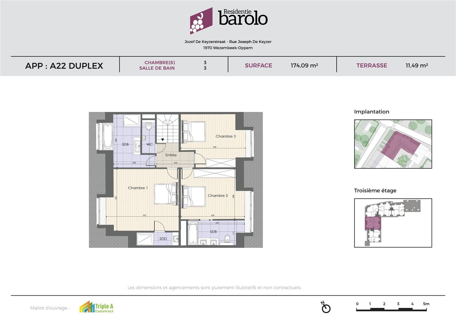 Ruim nieuwbouw duplex gelegen op de tweede verdieping met zuidgericht terras.  foto 5