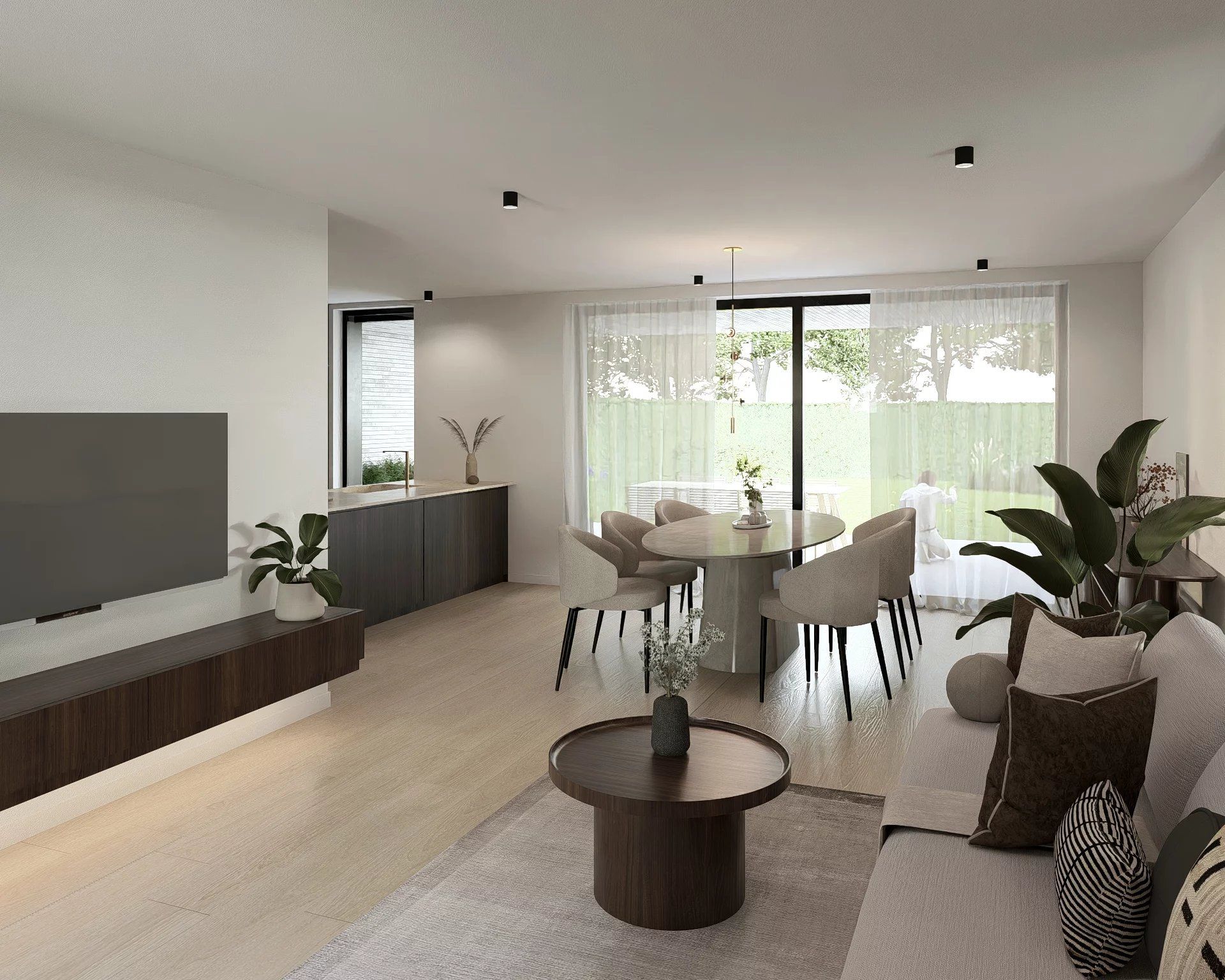 EXCLUSIEVE NIEUWBOUWWONING MET 3 SLPK'S OP HALFOPEN PERCEEL VAN 4A06CA IN DIEPENBEEK foto 2