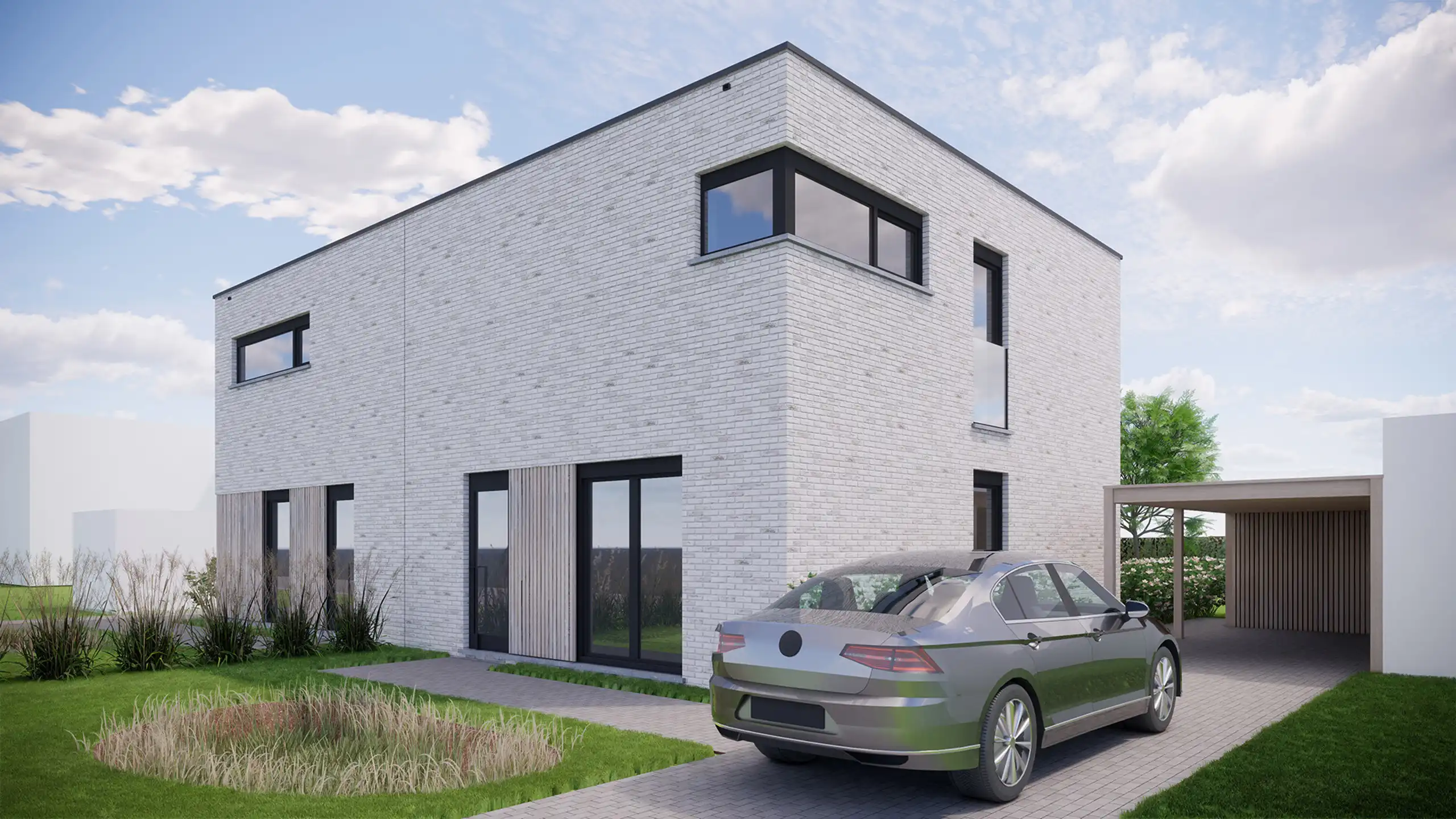 Vijf halfopen energieneutrale ééngezinswoningen in Wijchmaal foto 25