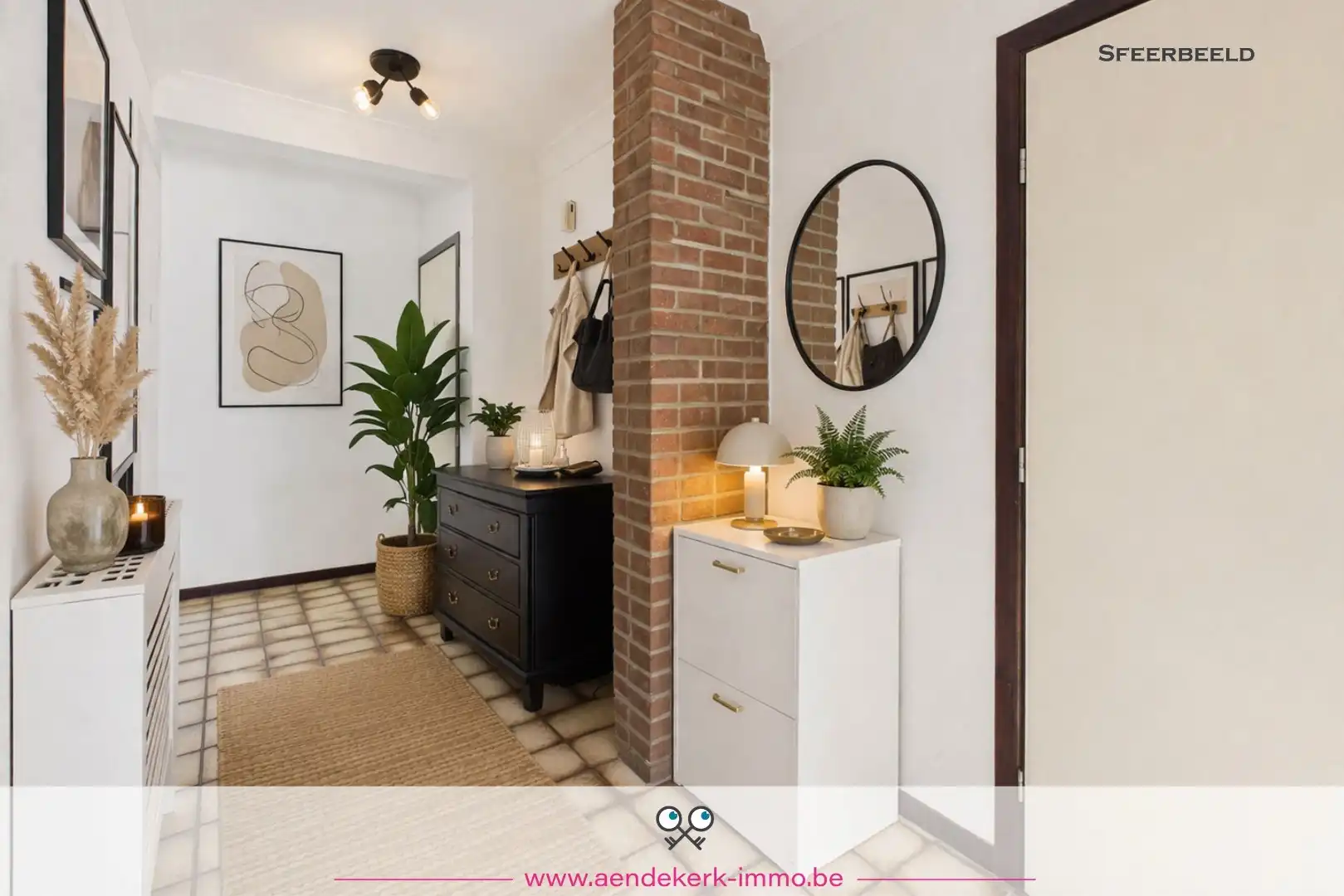 Ruim gelijkvloers appartement met 3 slaapkamers, garage en kelderberging foto 9