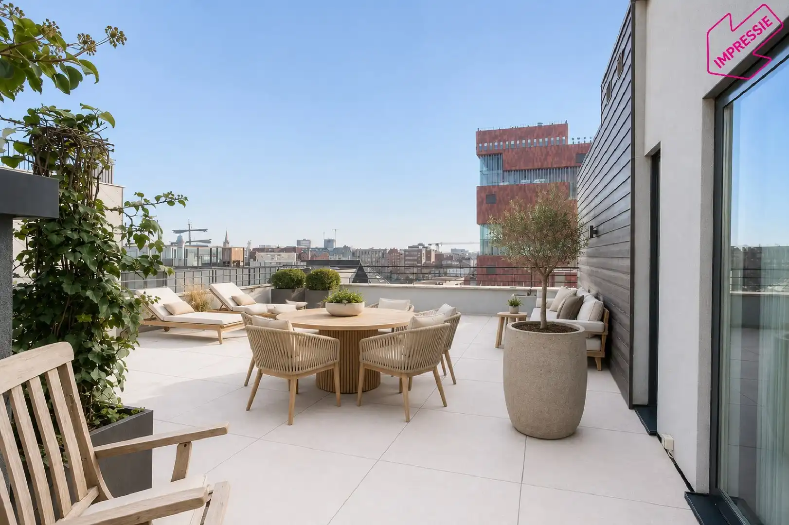 Luxe penthouse met 3 terrassen en Schelde zicht foto 15