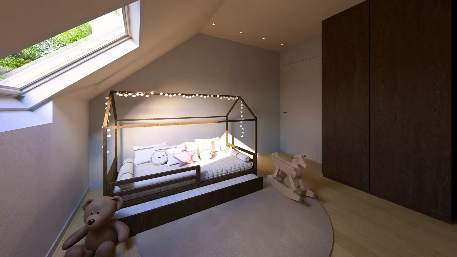 Unieke nieuwbouw stapelwoning met 3 kamers op een centrale ligging in Desselgem met parking en ruim terras foto 8