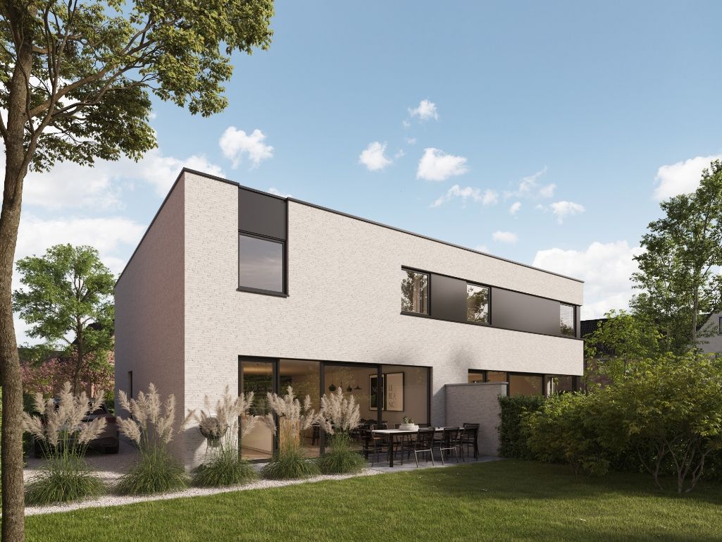 Nieuw te bouwen half-open bebouwing Izegem foto 3