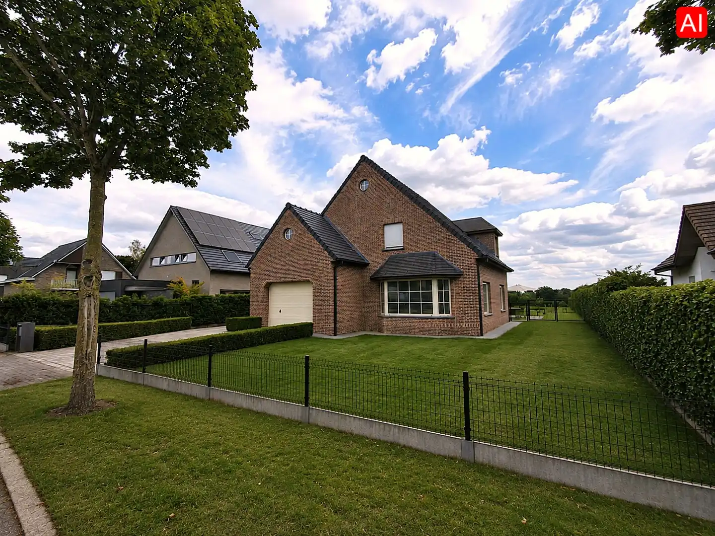 KARAKTERVOLLE WONING MET ZONGERICHTE TUIN | 4 SLPKS | 2 GARAGES foto {{pictureIndex}}