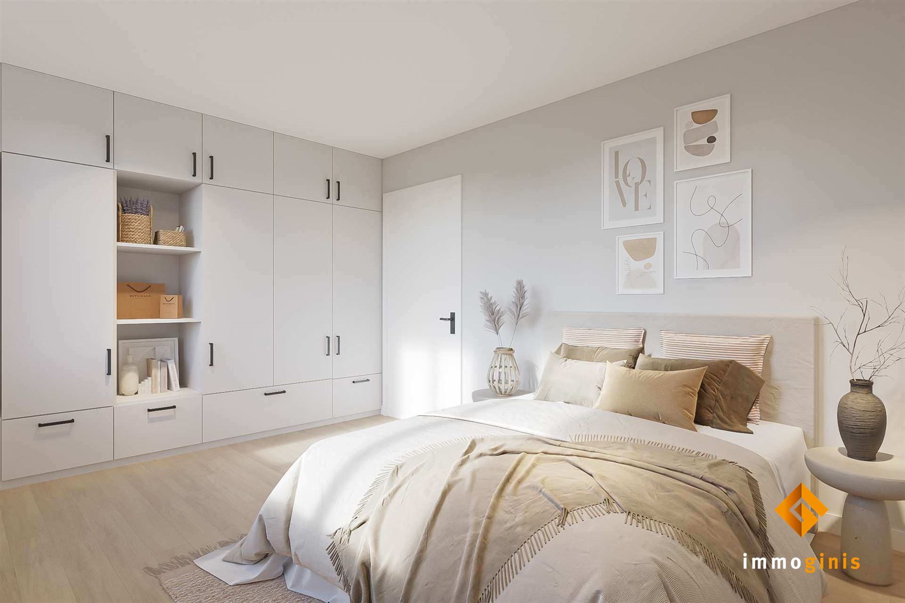 Appartement (tweede verdieping) met 2 slaapkamers en ruim overdekt terras. foto 8