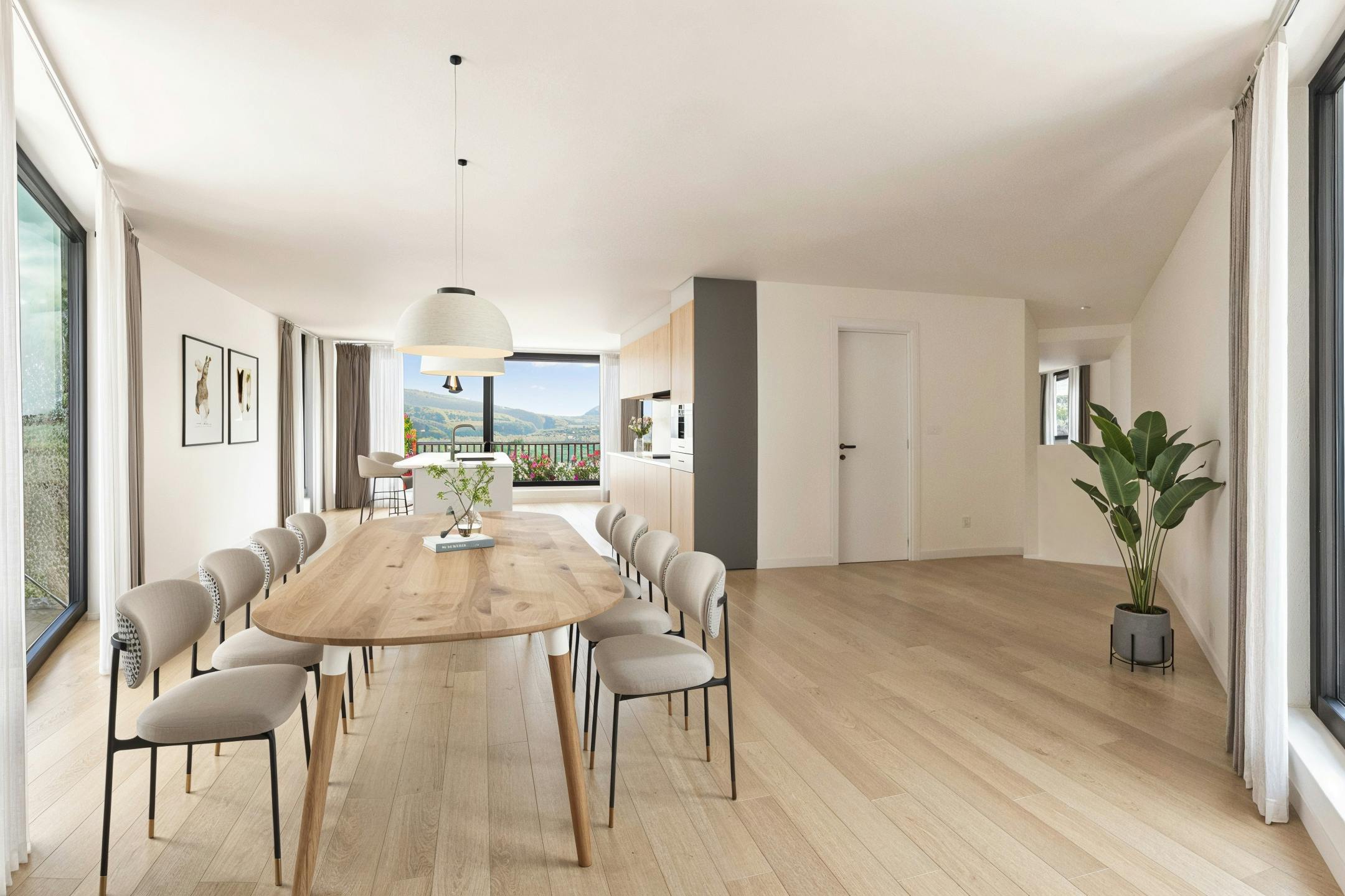 Moderne houtskeletwoning met panoramisch uitzicht foto 8