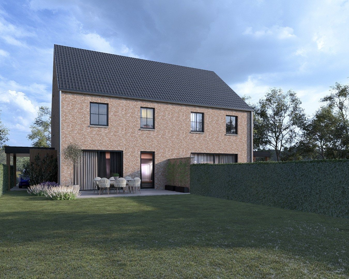 Halfvrijstaande nieuwbouwwoning op een perceel van 3a40ca op een rustige locatie te Neeroeteren!  foto 4
