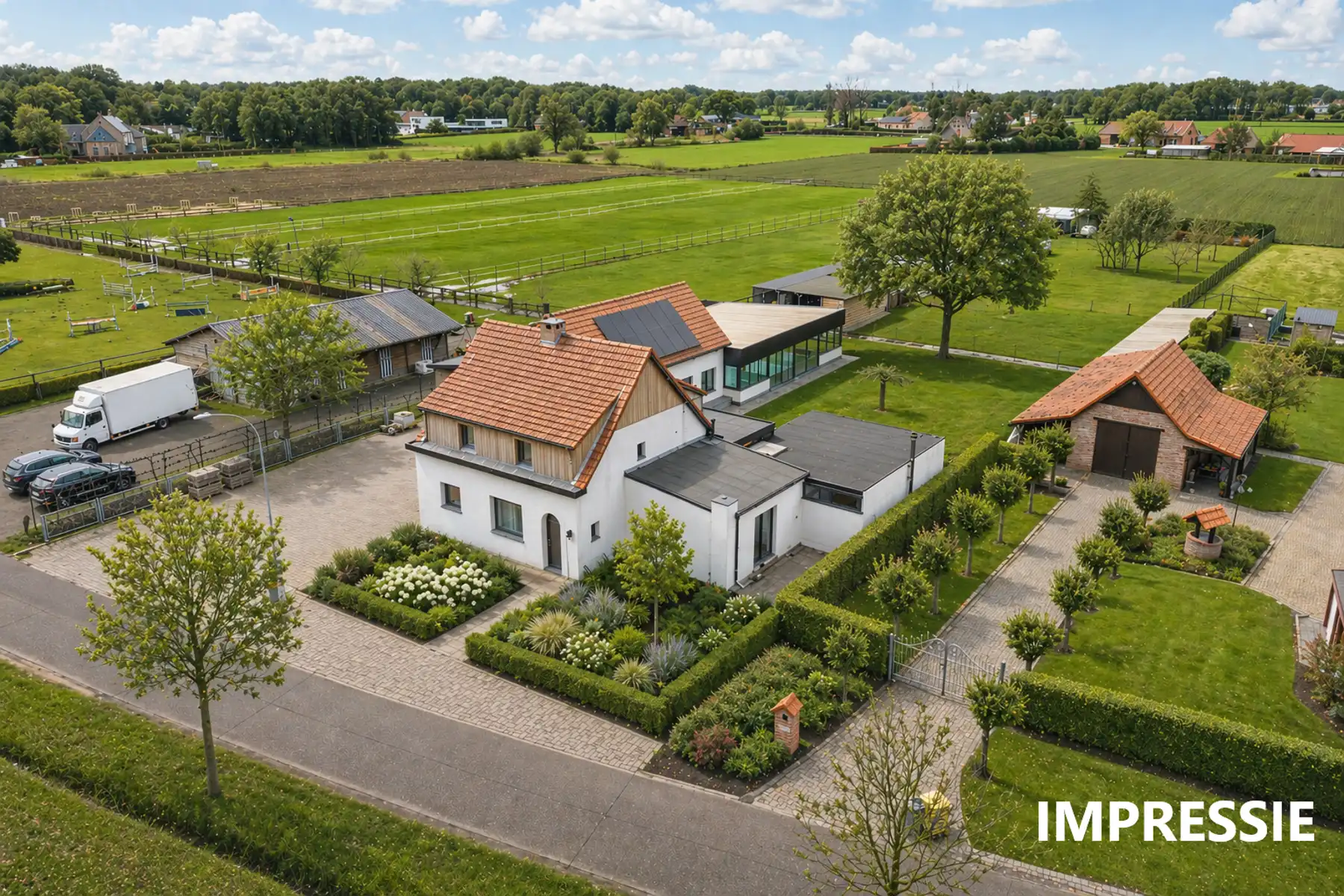 Landelijk gelegen woning met 4 slaapkamers en binnenzwembad foto {{pictureIndex}}