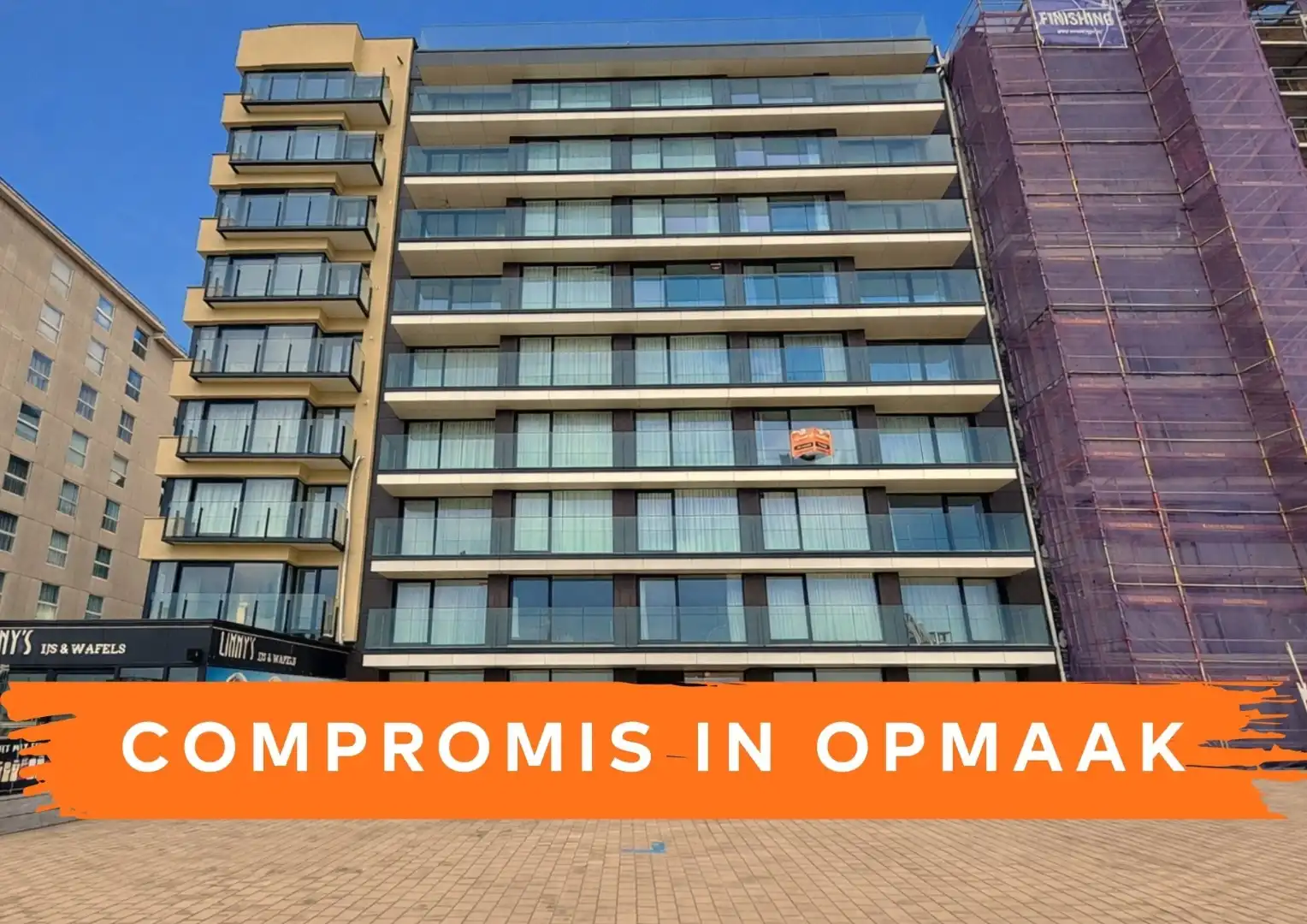 Instapklare studio met frontaal zeezicht te Nieuwpoort foto {{pictureIndex}}