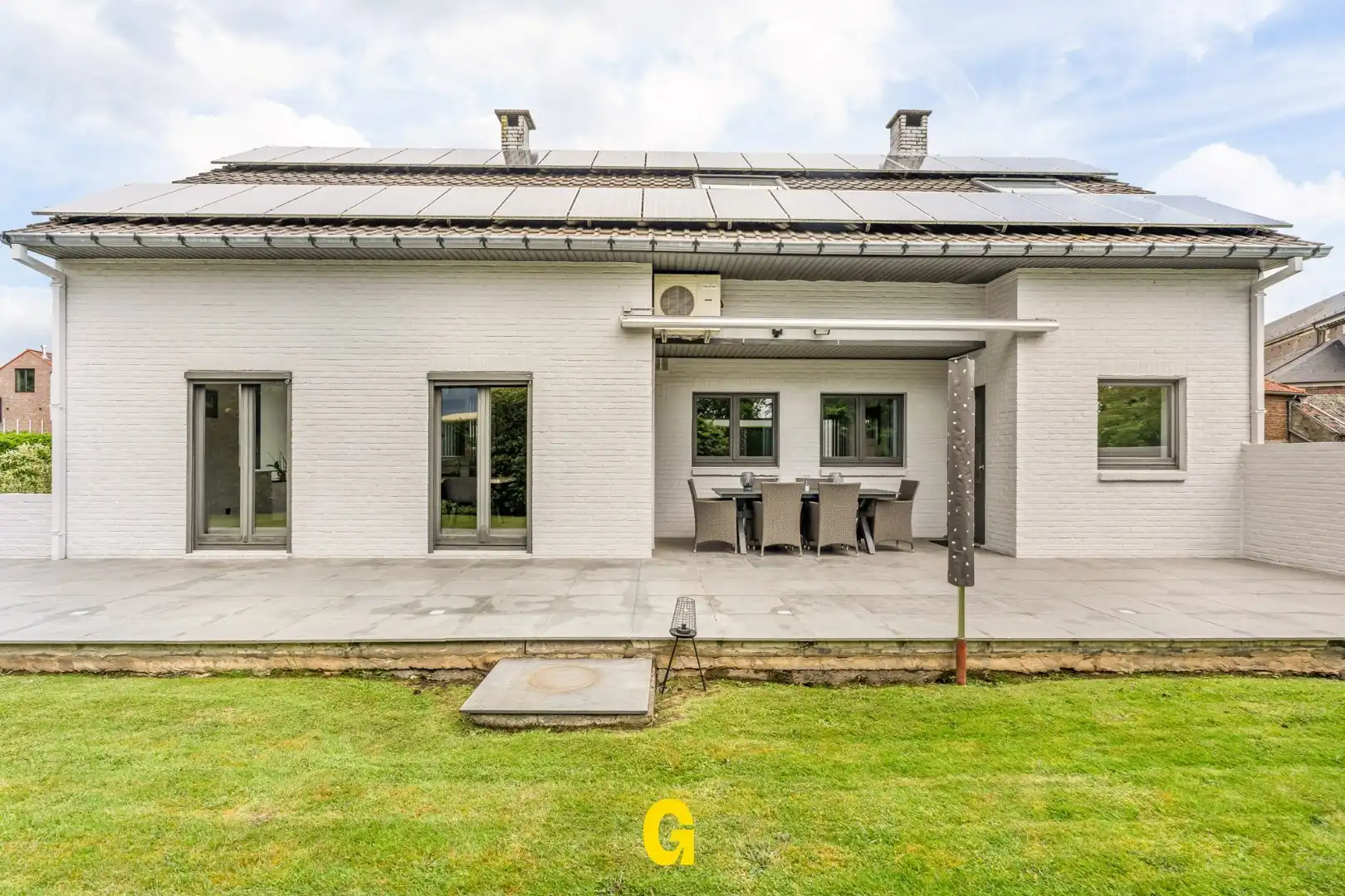 Knappe halfopen woning met een aantrekkelijke tijdloze architectuur, in perfecte staat, op 5a 67ca - label C foto 26