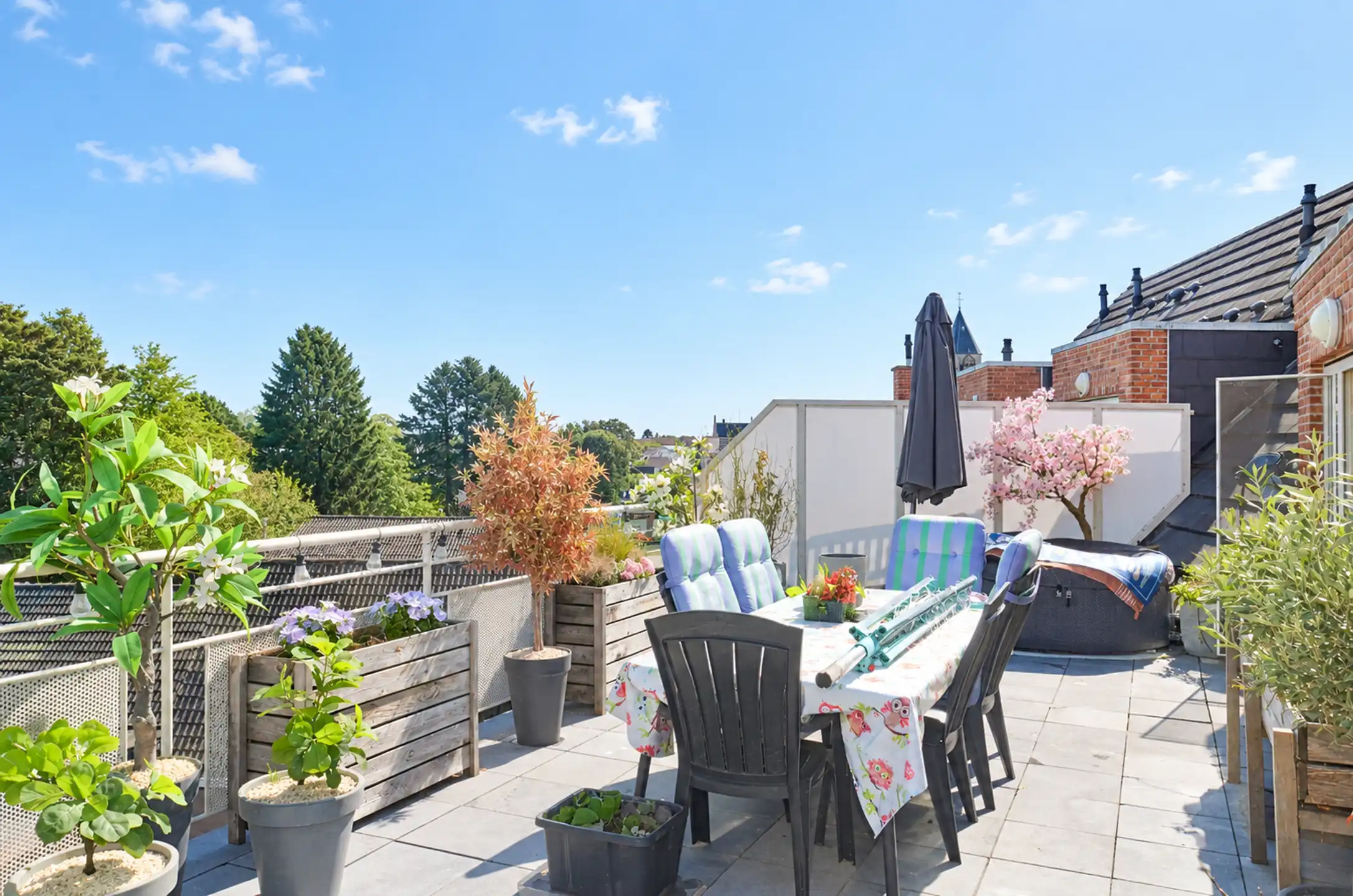 Dakappartement met ruim terras foto 8
