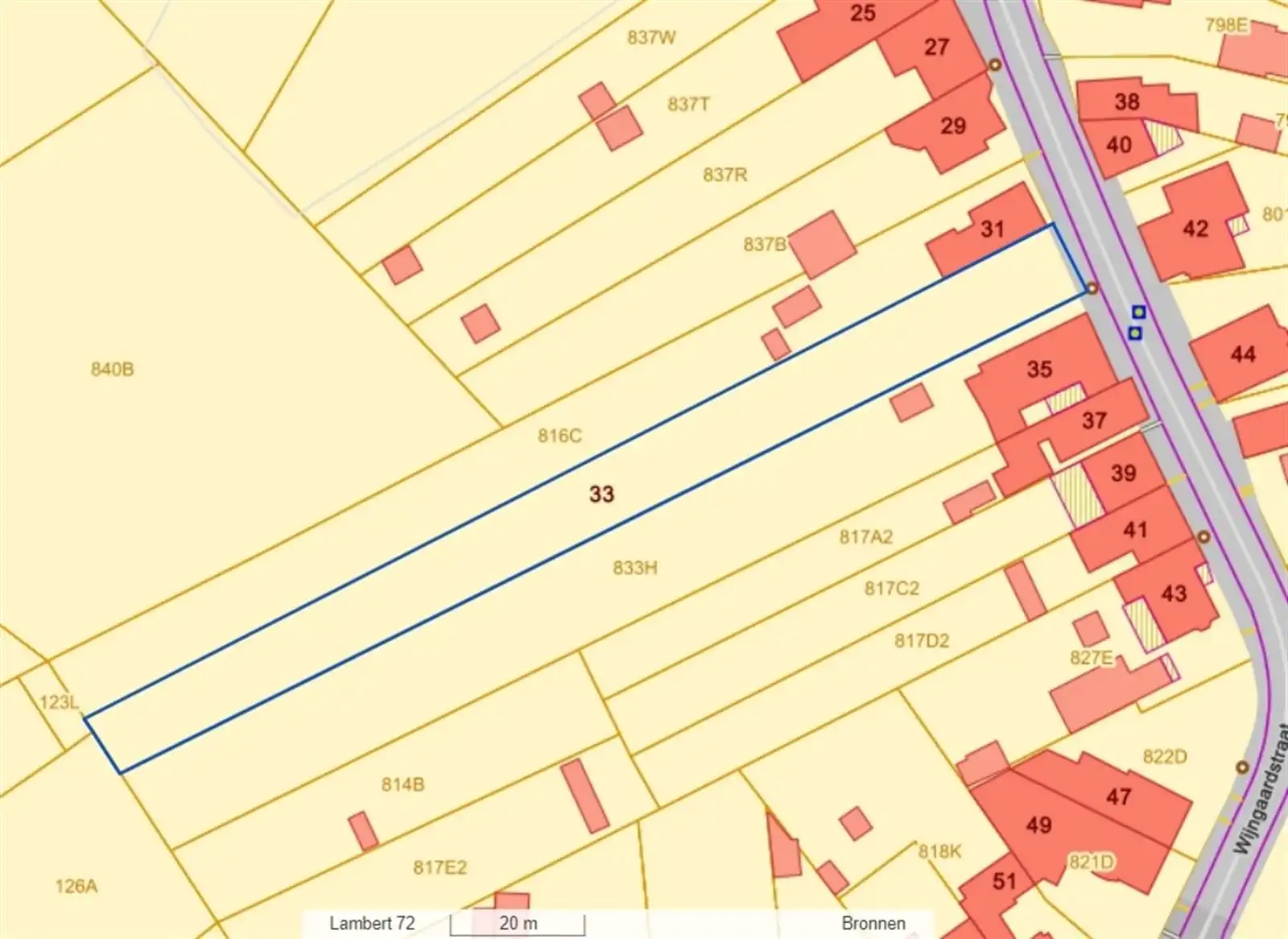 Riante bouwgrond van 14a69ca  foto 2