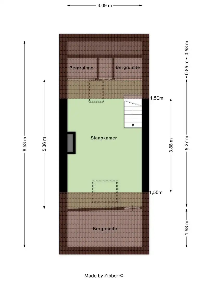 Woning met 3 slaapkamers en bureau in Kessel-Lo! - EPC 512 kWh/m² - bewoonbare opp. 103 m² foto 24