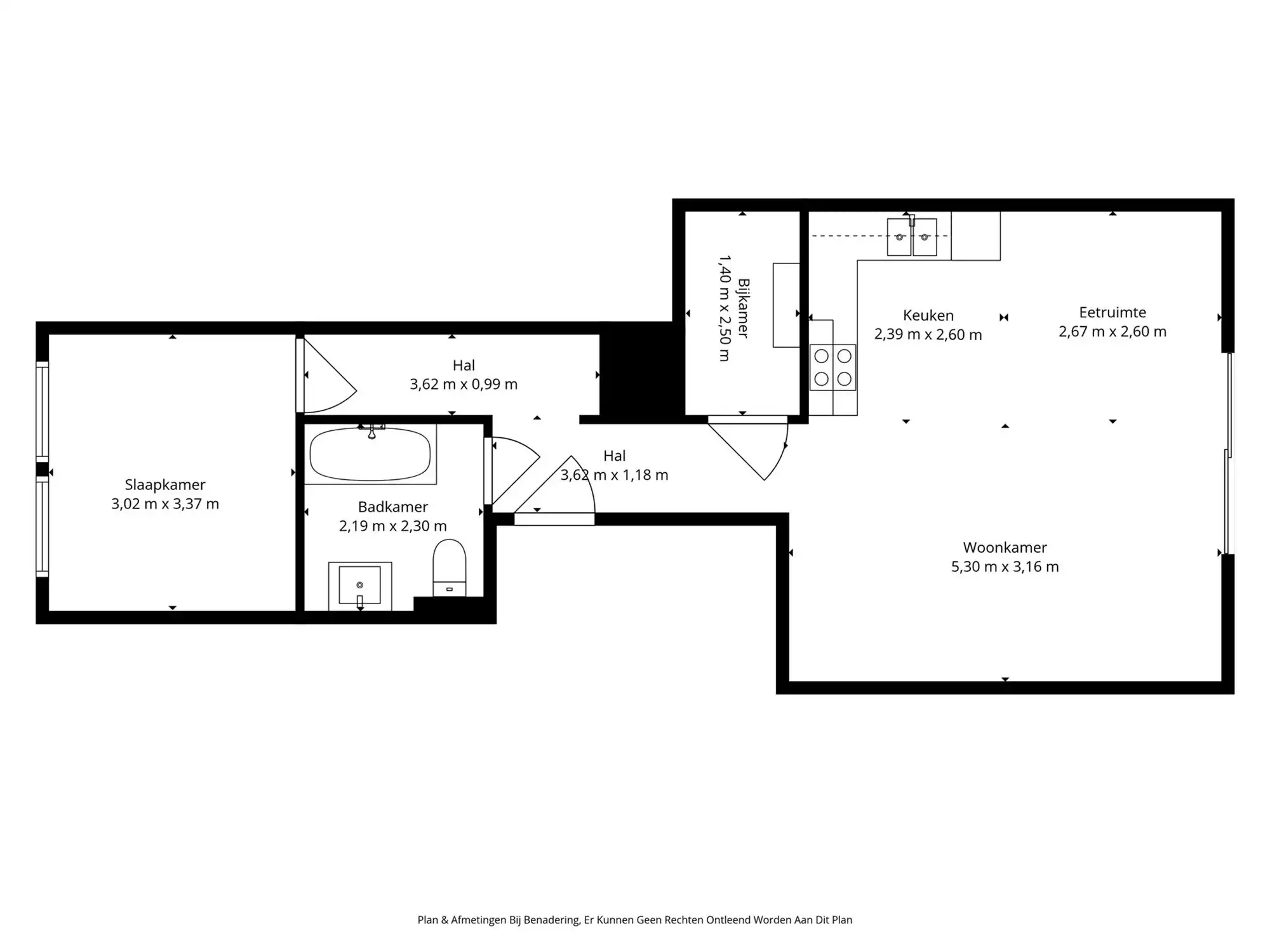 Lichtrijk gelijkvloers appartement met privatieve tuin in Putte foto 9