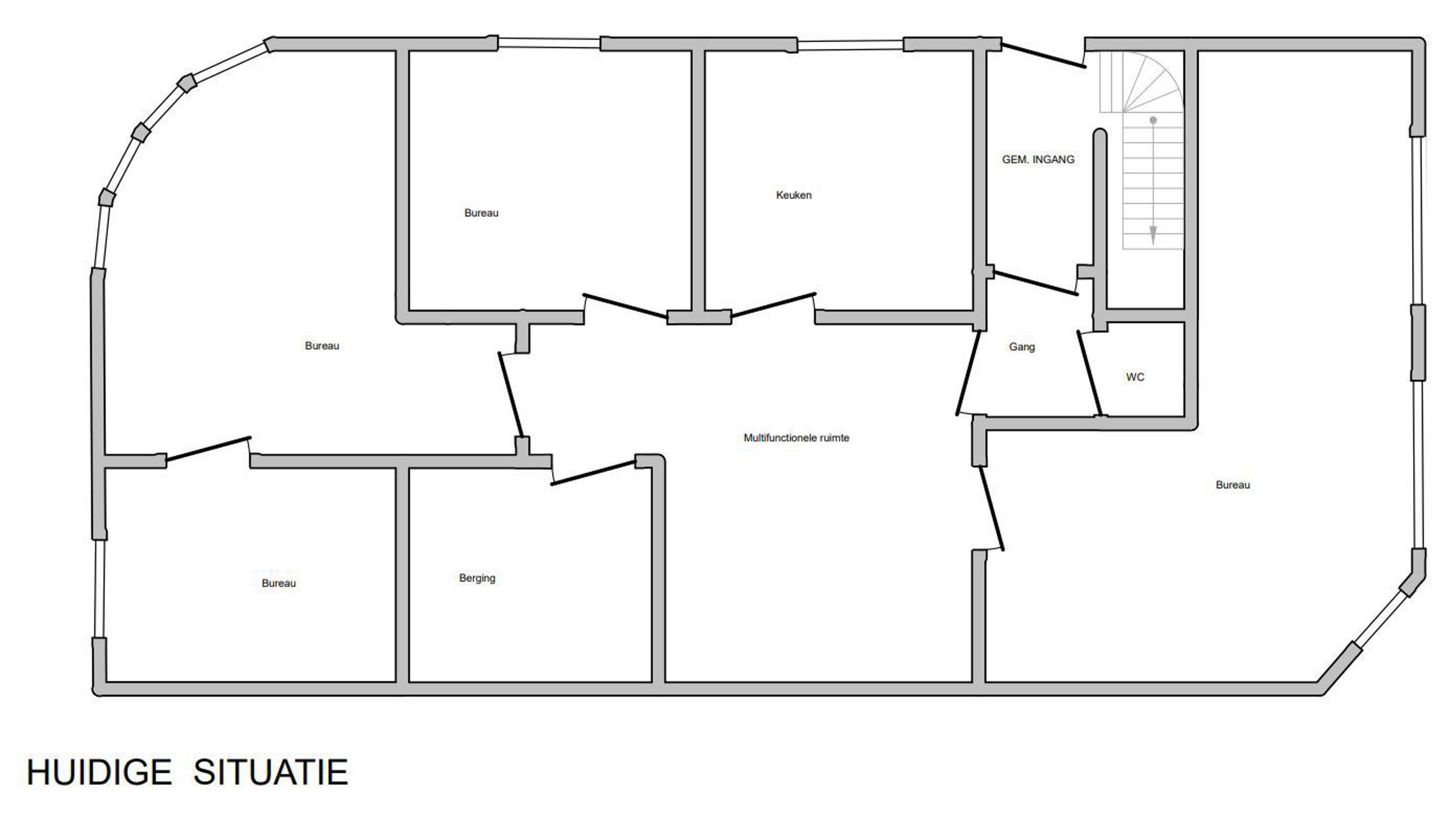 Ruim handelspand met 4 burelen op strategische locatie foto 30