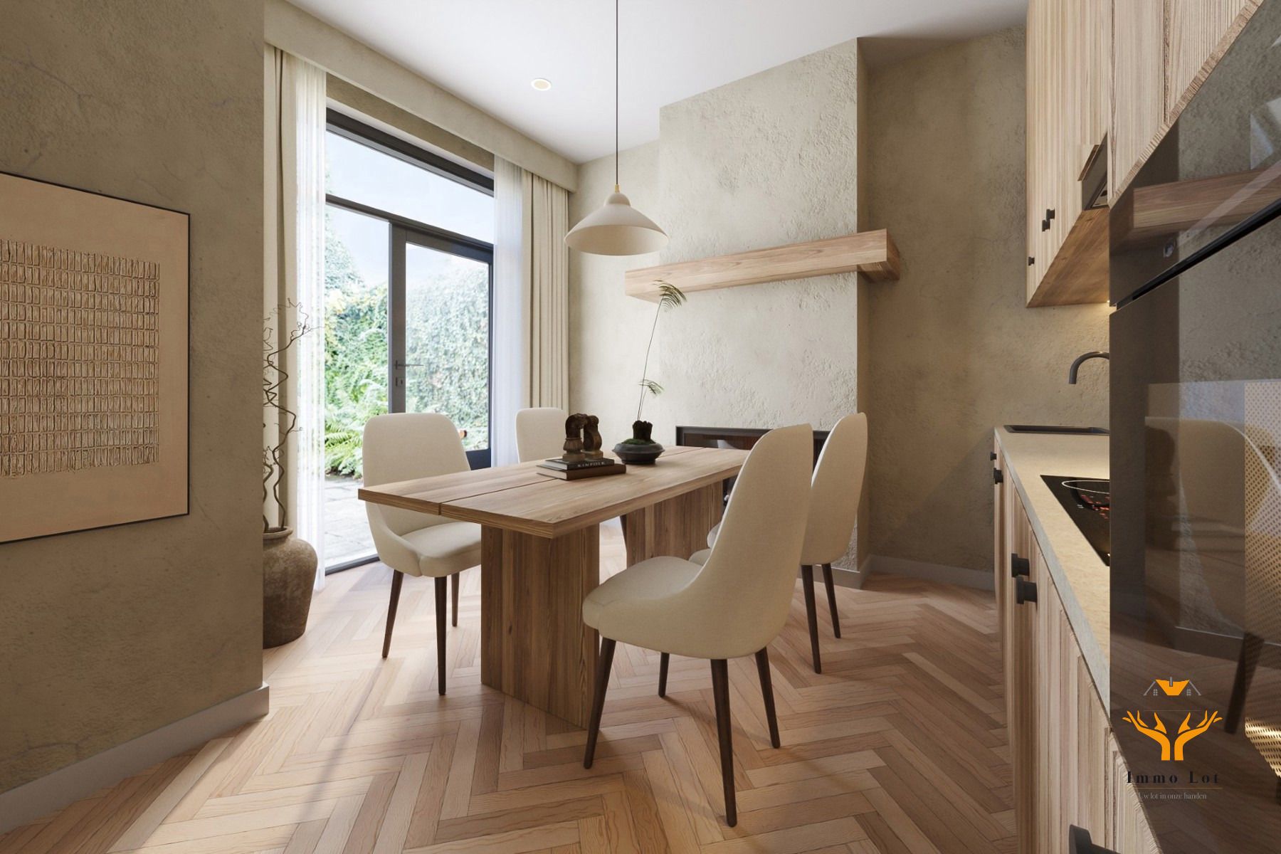 Woning met charme en mooie tuin in hartje Kalken foto 9